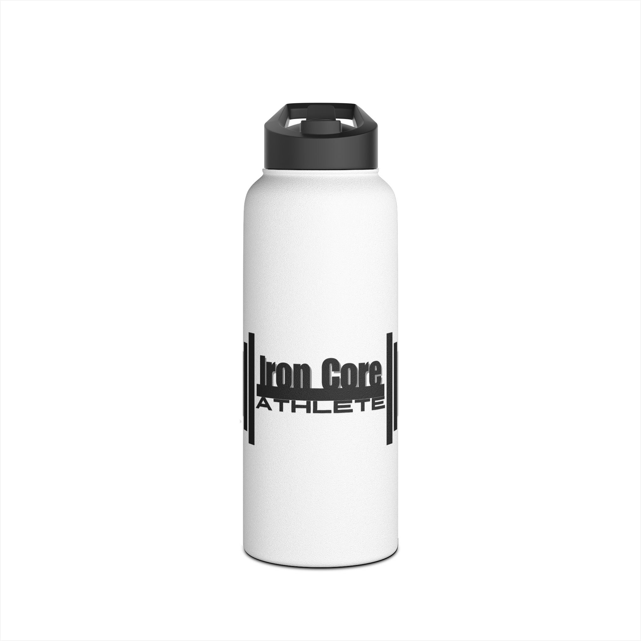 Iron Core Athlete Stainless Steel Water Bottle, Standard Lid