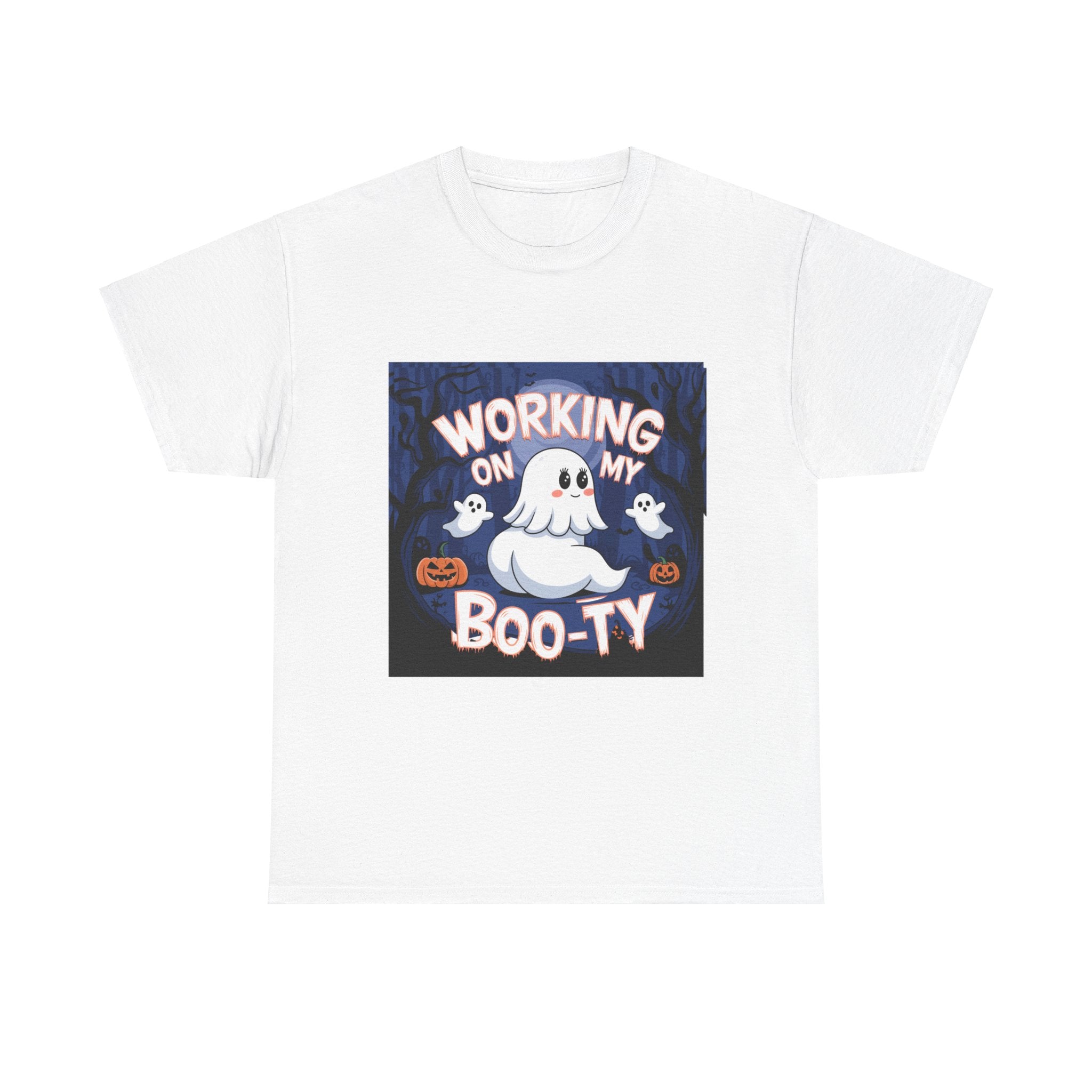 Working on my boo-ty Unisex Heavy Cotton Tee