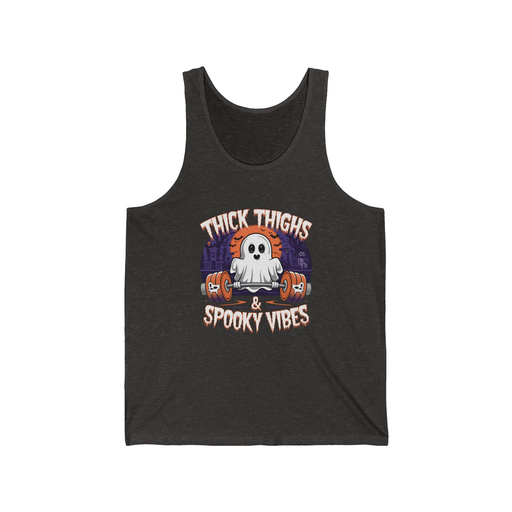 Thick Thighs & Spooky Vibes Unisex Tank