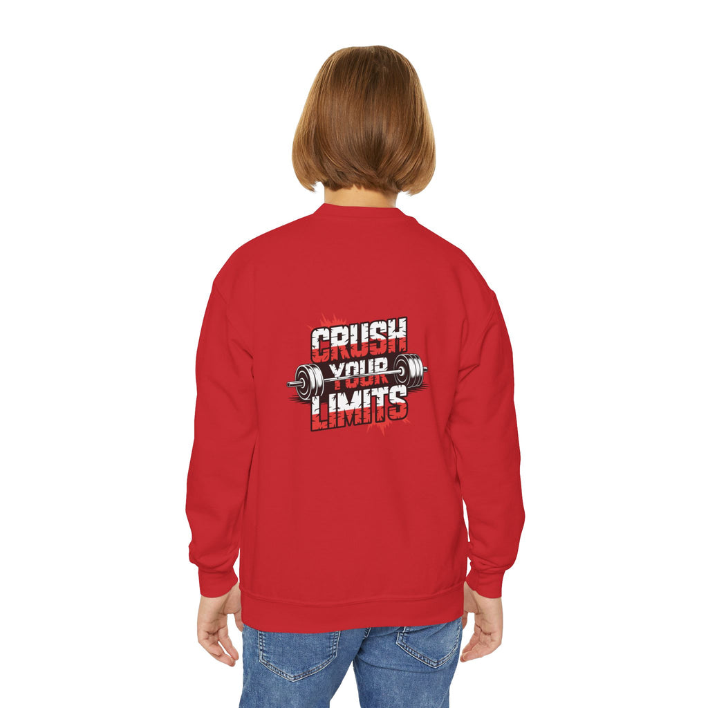 Crush Your Limits Youth Crewneck Sweatshirt