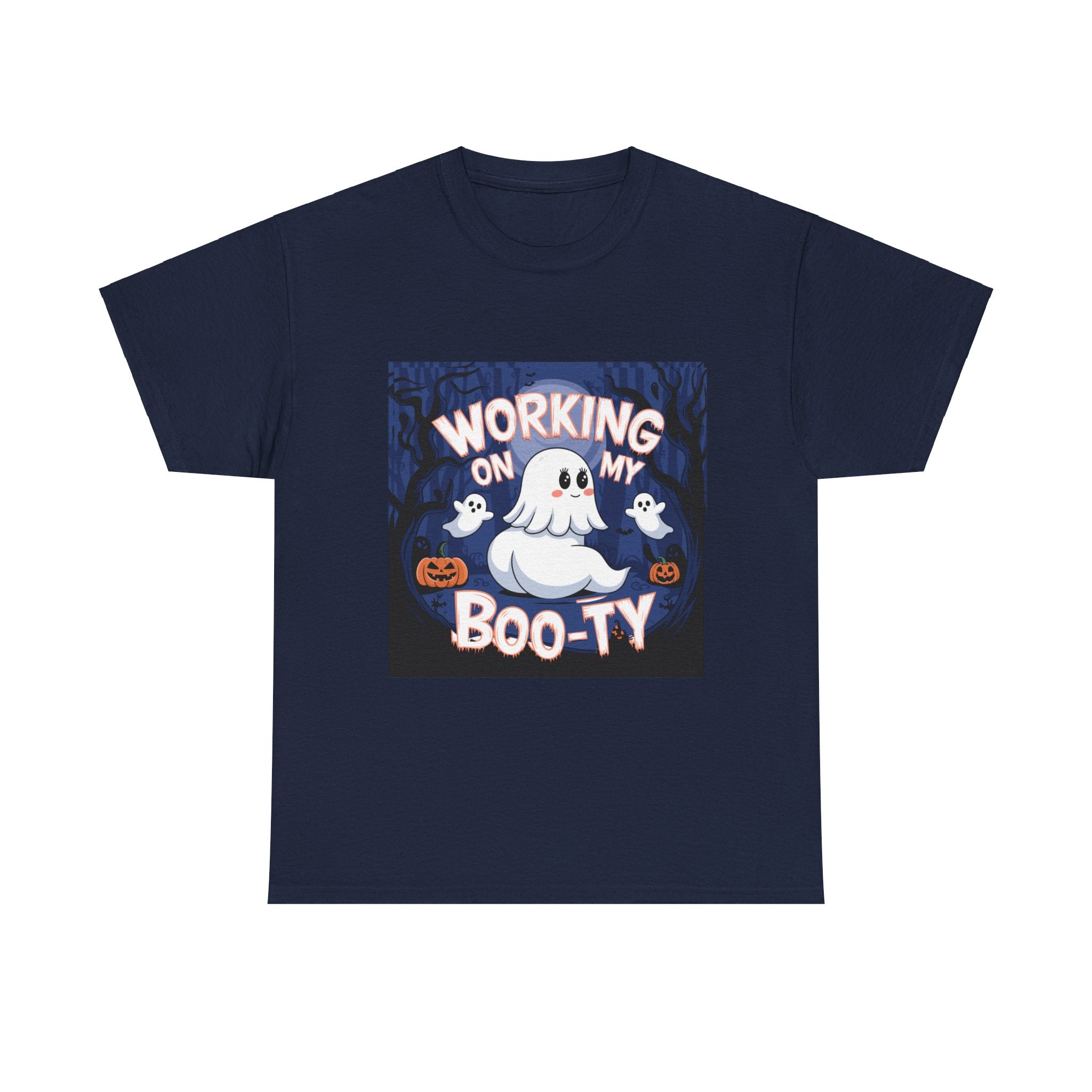 Working on my boo-ty Unisex Heavy Cotton Tee