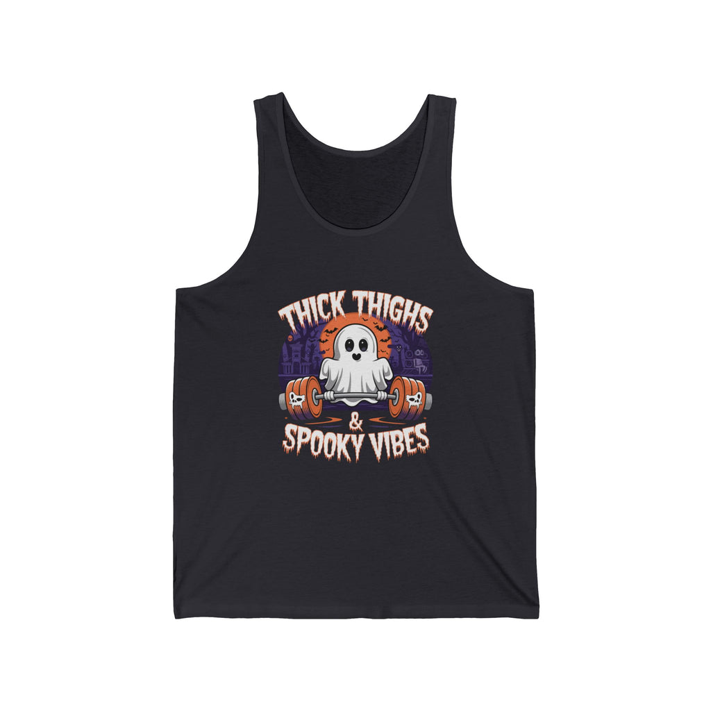 Thick Thighs & Spooky Vibes Unisex Tank