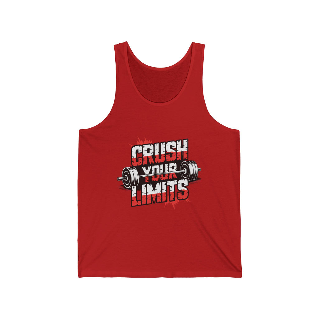 Crush Your Limits Unisex Jersey Tank