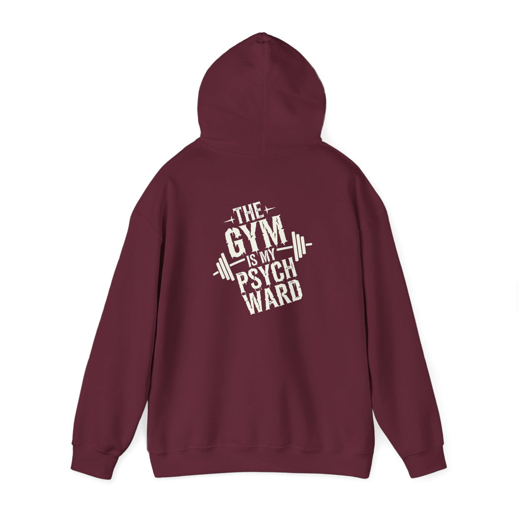 The gym is my psych ward Unisex Heavy Blend™ Hooded Sweatshirt