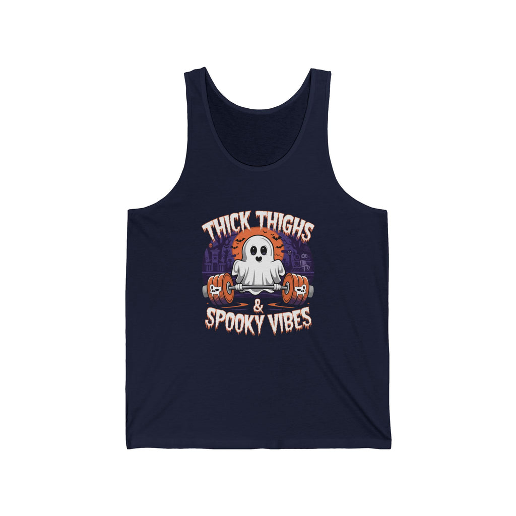 Thick Thighs & Spooky Vibes Unisex Tank
