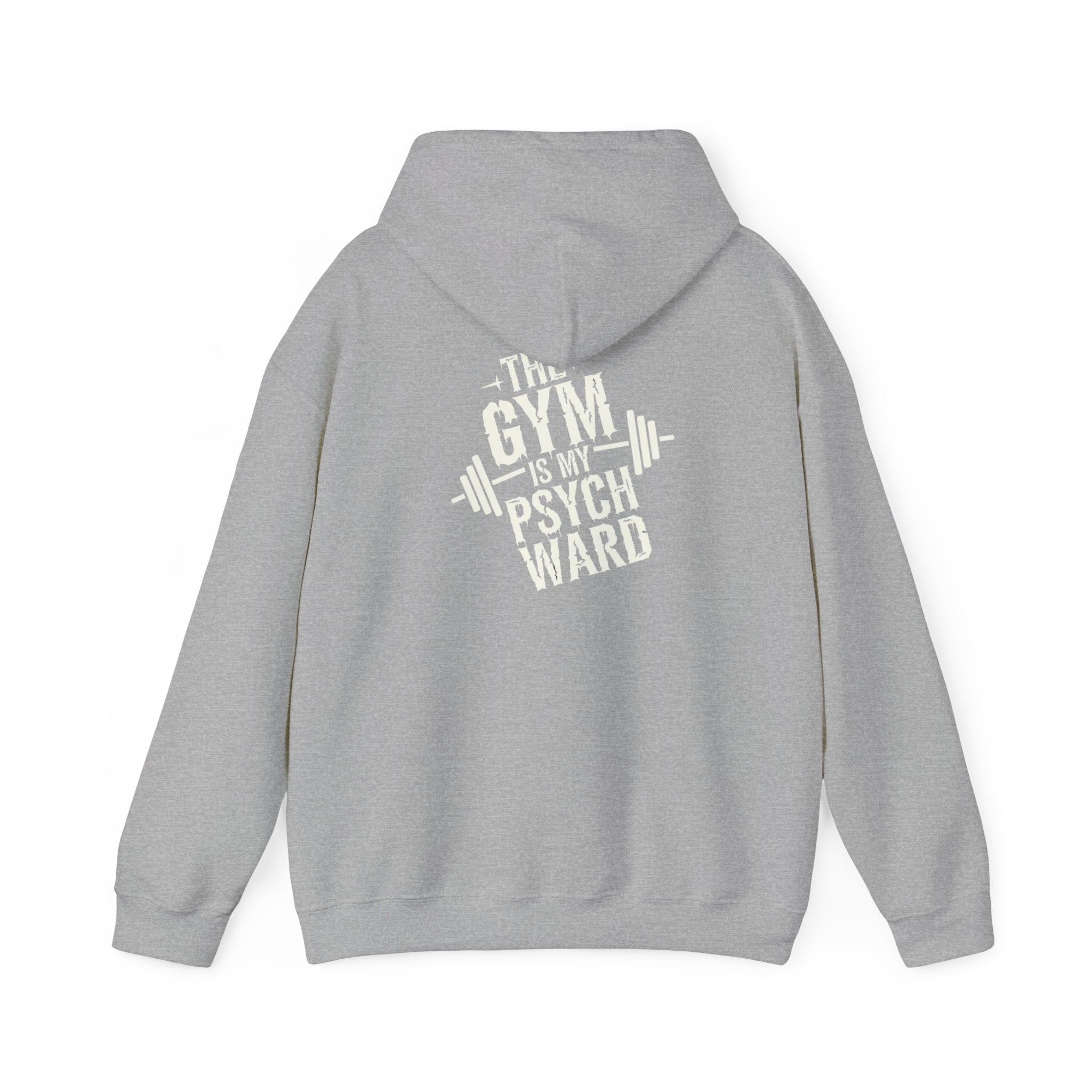 The gym is my psych ward Unisex Heavy Blend™ Hooded Sweatshirt