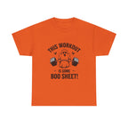 This Workout is Boo Sheet Unisex Heavy Cotton Tee