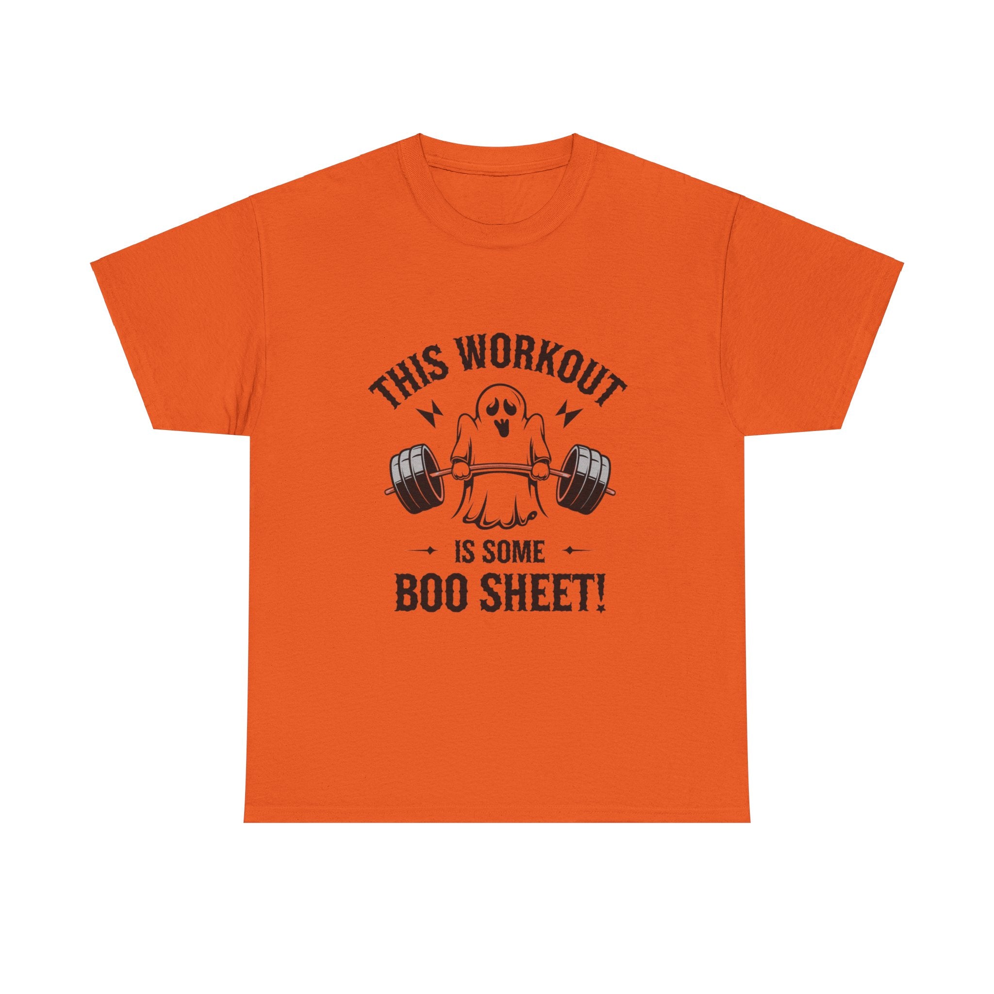 This Workout is Boo Sheet Unisex Heavy Cotton Tee