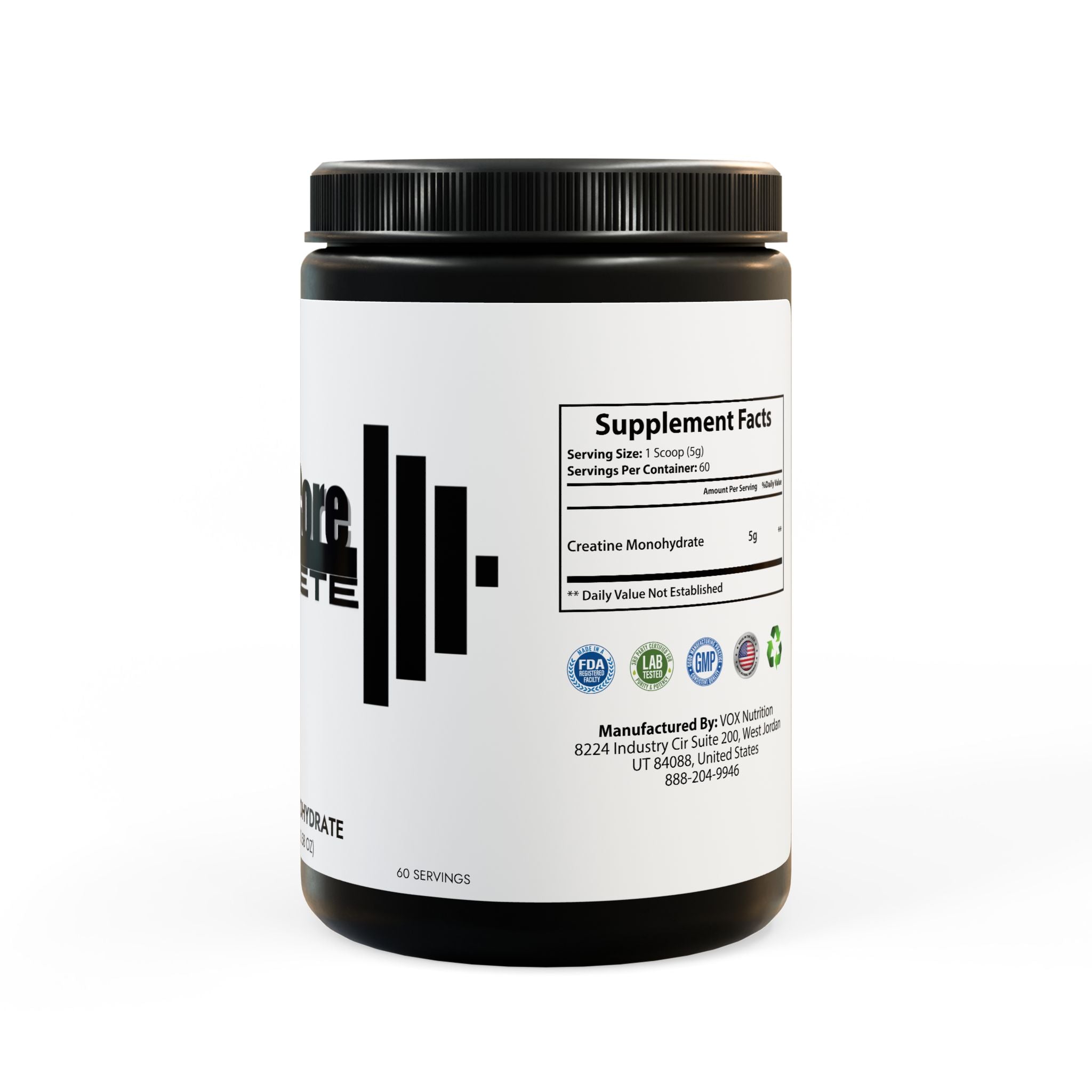 Creatine Monohydrate Supplement (300g, 10.58oz)