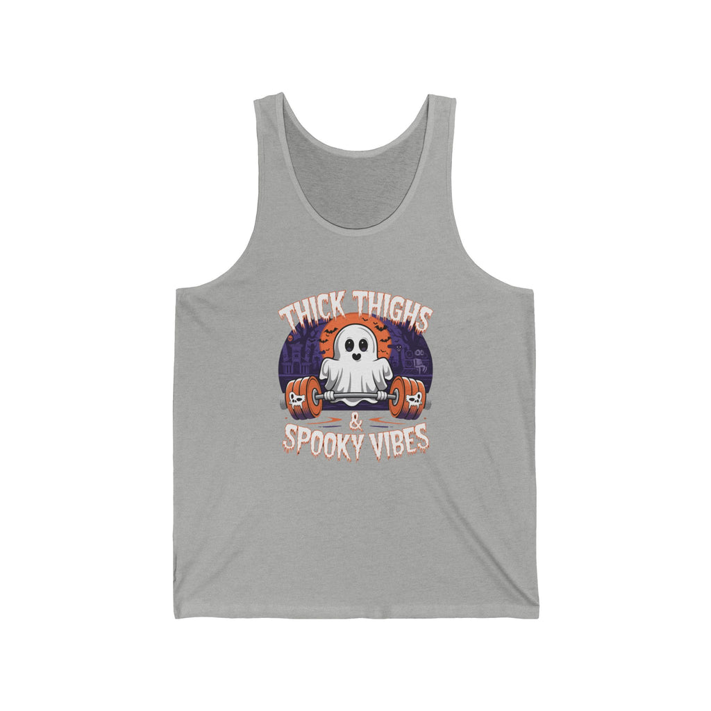Thick Thighs & Spooky Vibes Unisex Tank