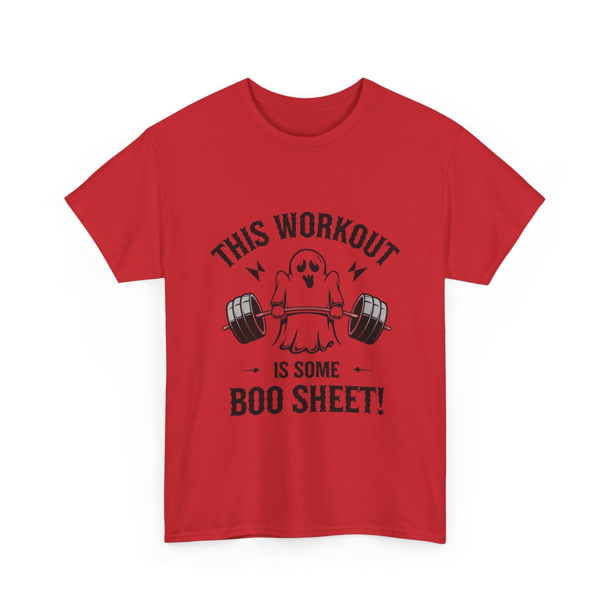 This Workout is Boo Sheet Unisex Heavy Cotton Tee