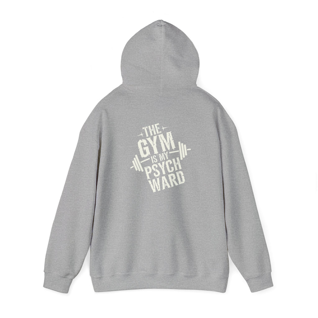 The gym is my psych ward Unisex Heavy Blend™ Hooded Sweatshirt
