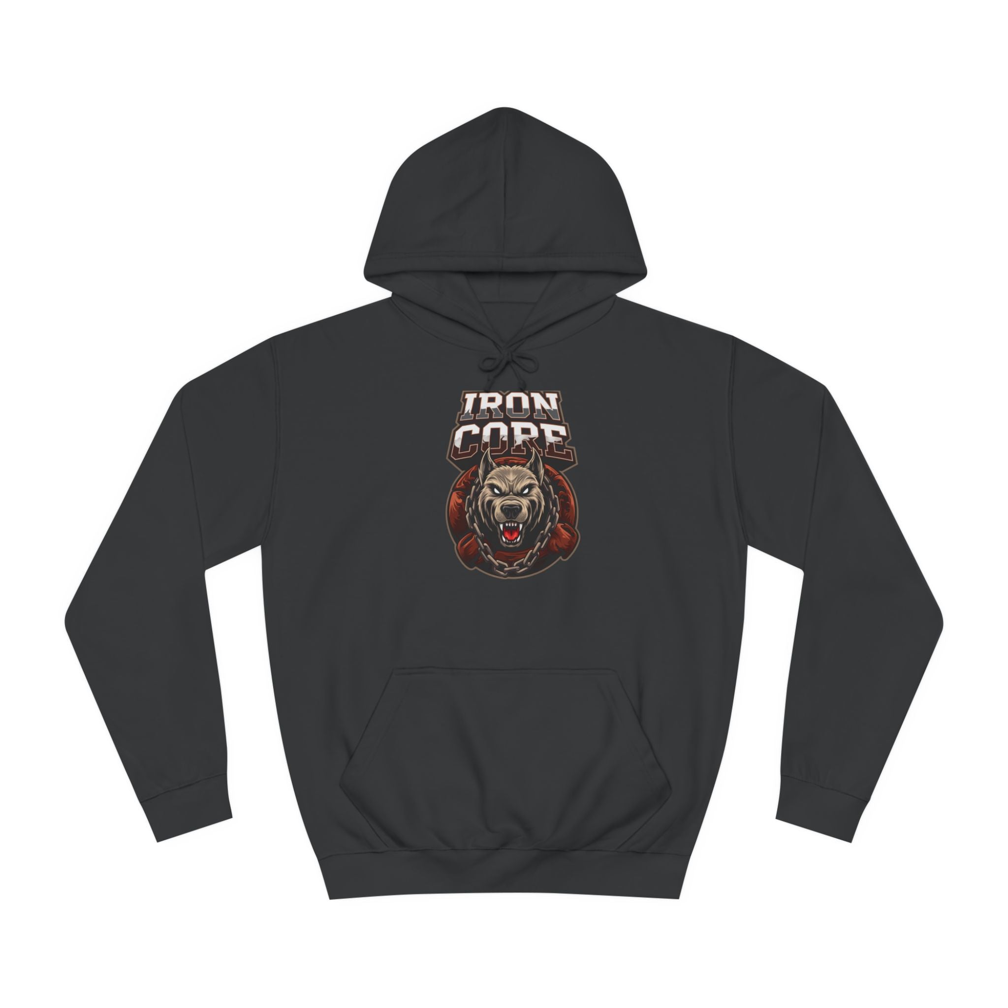 Iron Core Dog Unisex College Hoodie