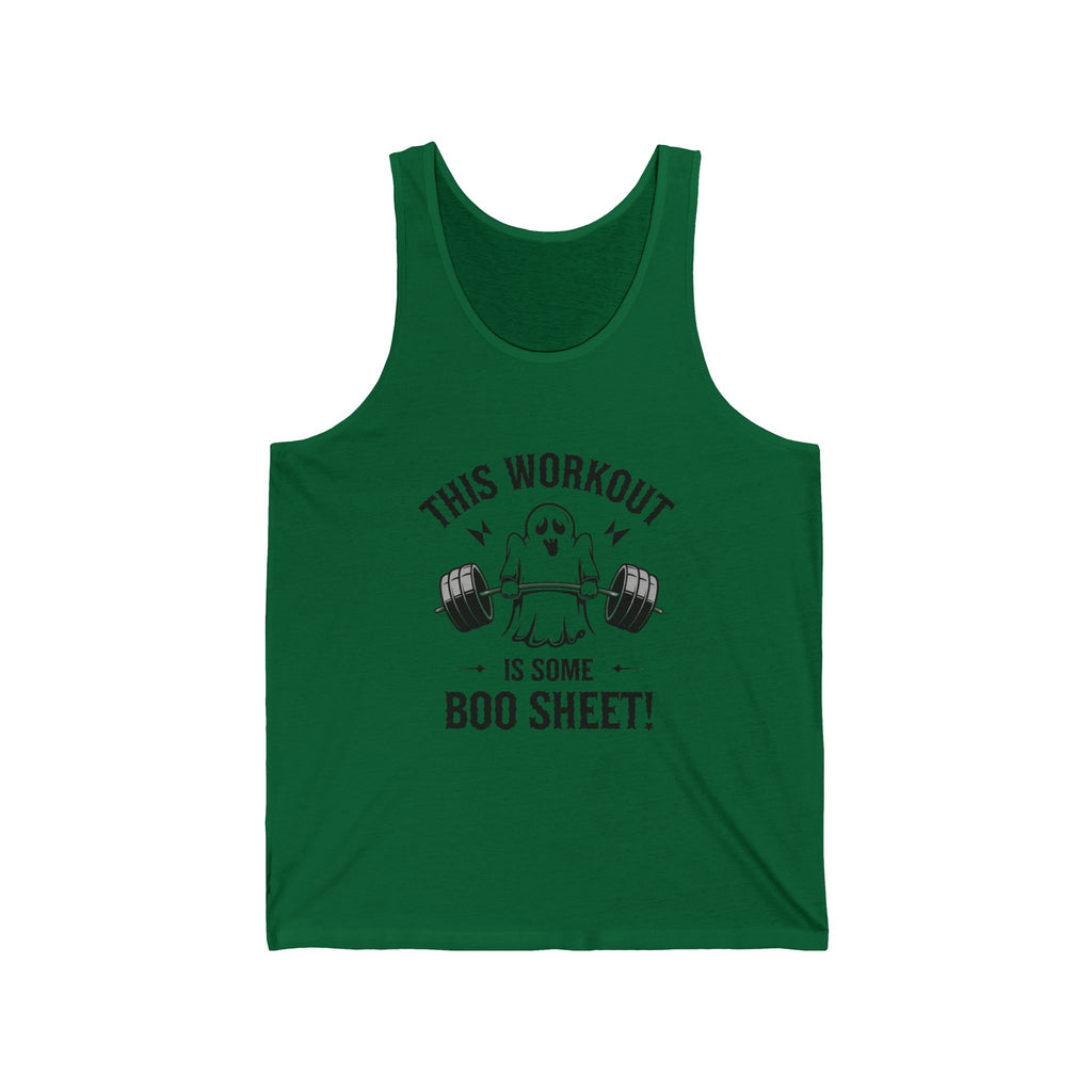 This Workout is some boo sheet Unisex Jersey Tank