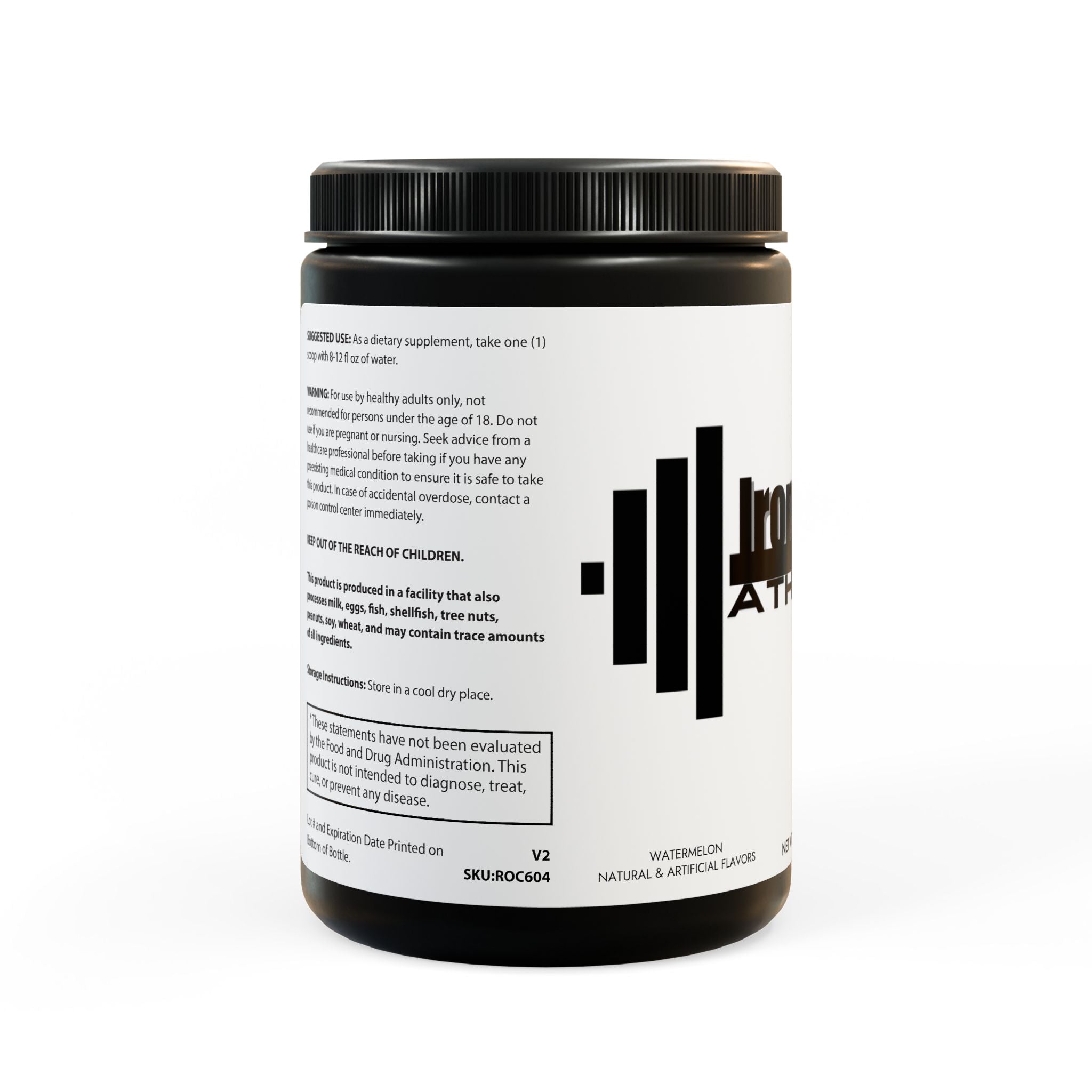 BCAA Supplement, Watermelon (325g, 11.46oz, 45 servings)