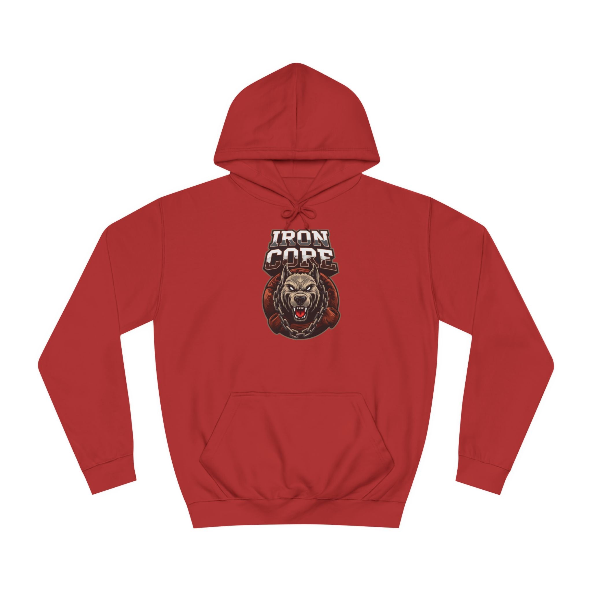 Iron Core Dog Unisex College Hoodie