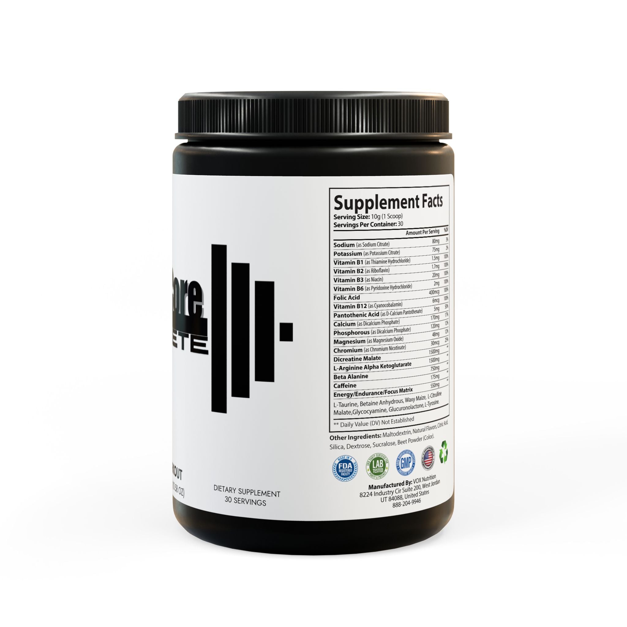 Pre-Workout Supplement, Watermelon (300g, 10.58oz)