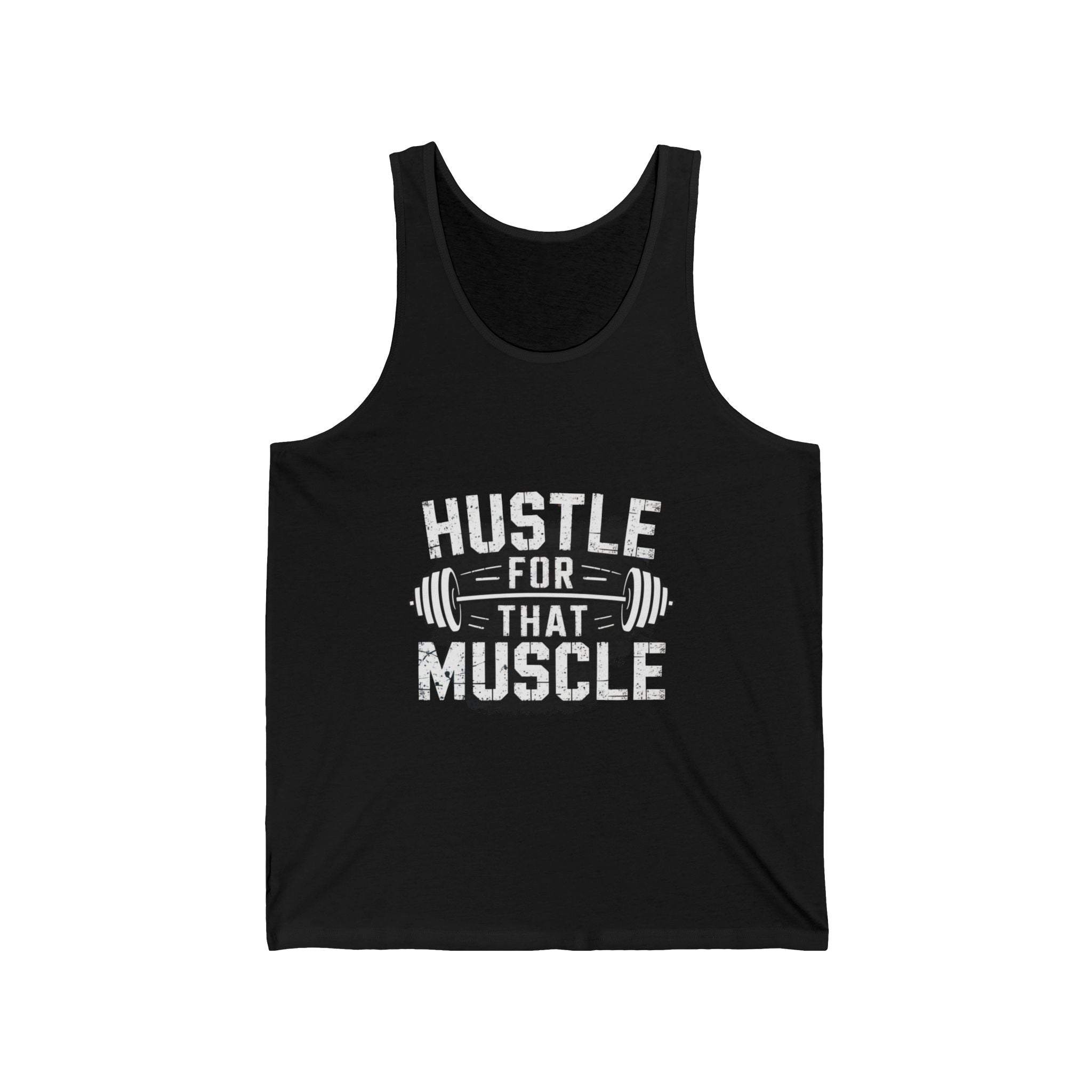 Hustle for that Muscle Unisex Jersey Tank
