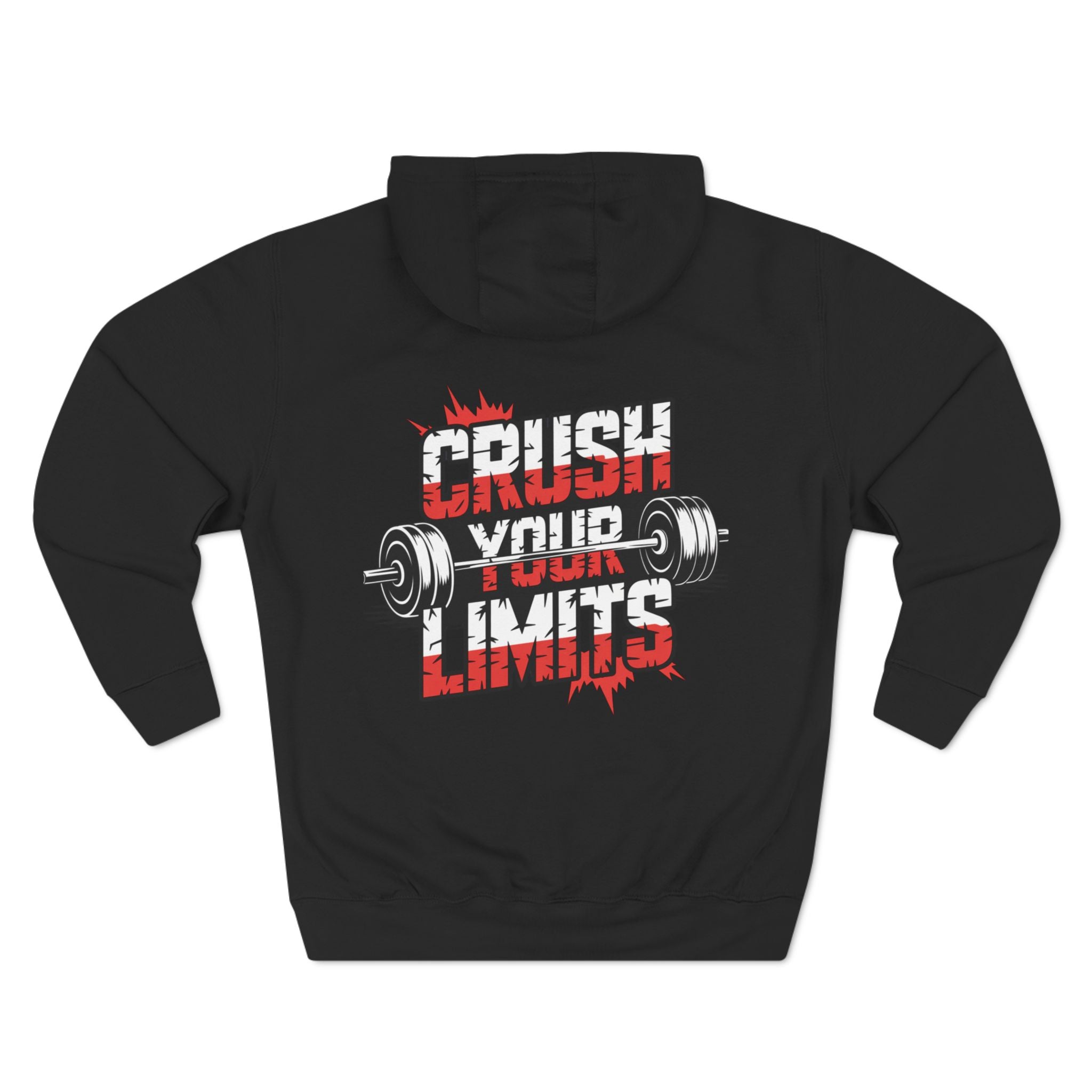 Crush Your Limits Three-Panel Fleece Hoodie