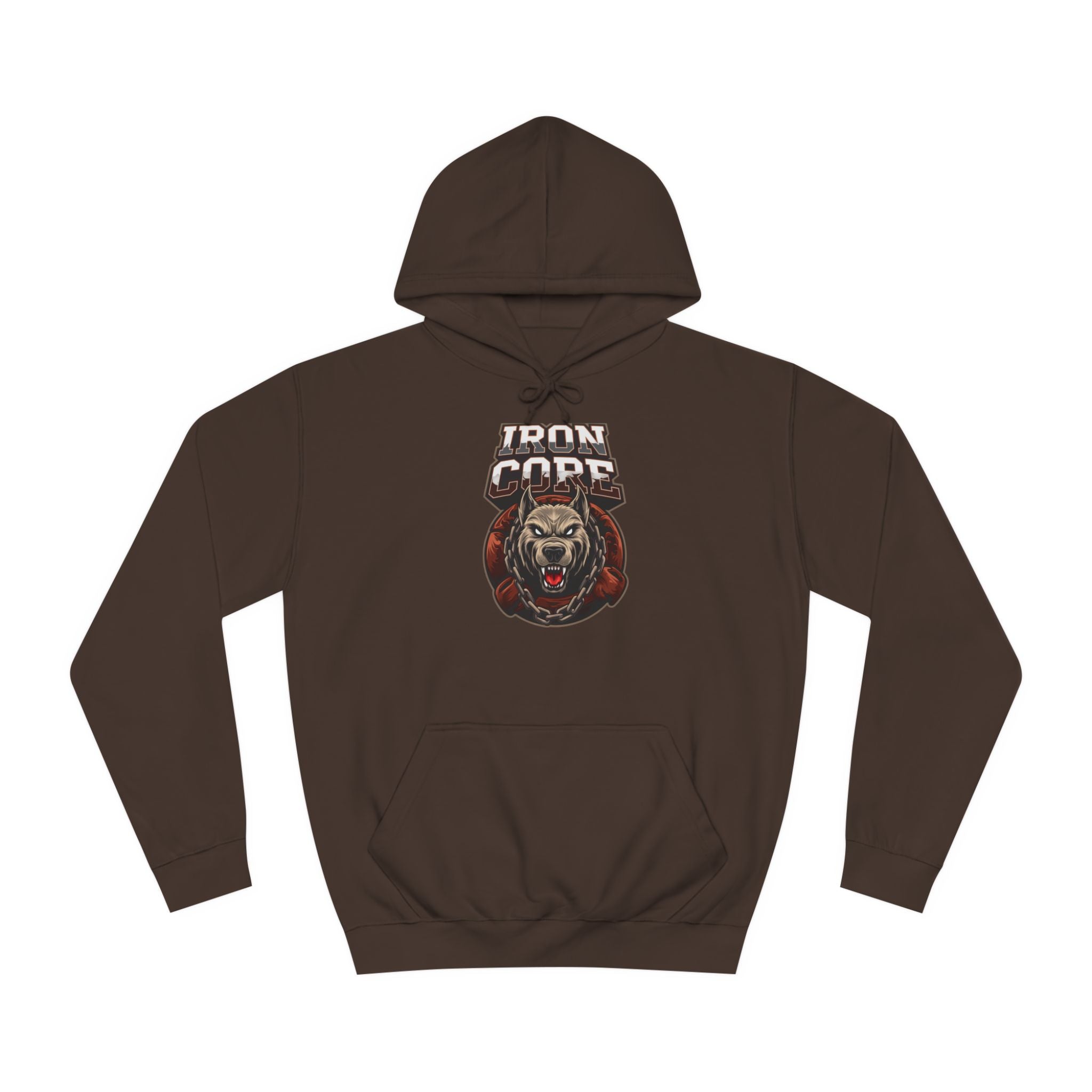 Iron Core Dog Unisex College Hoodie