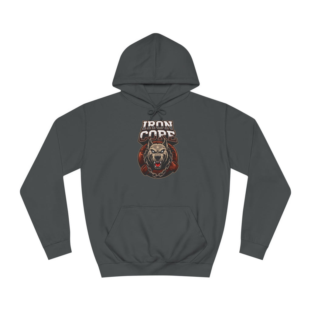 Iron Core Dog Unisex College Hoodie