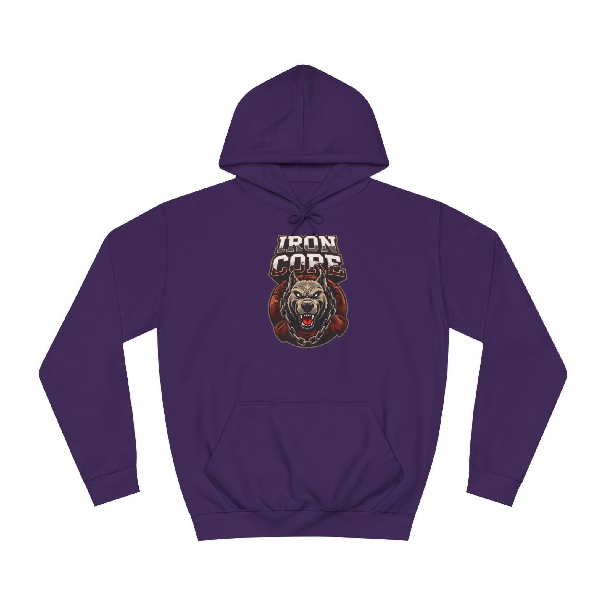 Iron Core Dog Unisex College Hoodie