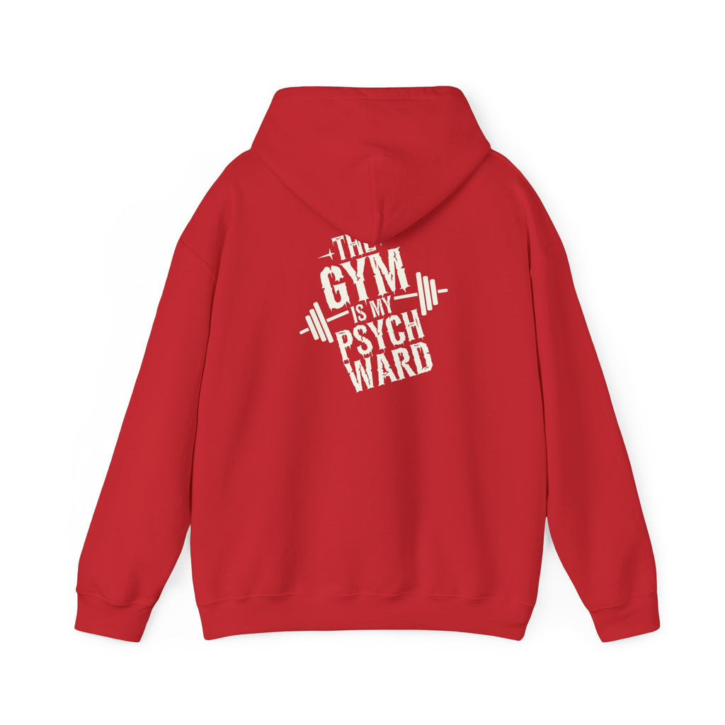 The gym is my psych ward Unisex Heavy Blend™ Hooded Sweatshirt