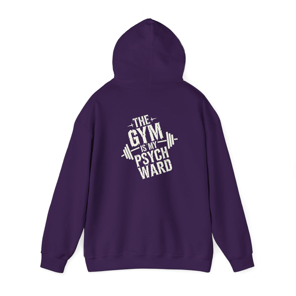 The gym is my psych ward Unisex Heavy Blend™ Hooded Sweatshirt
