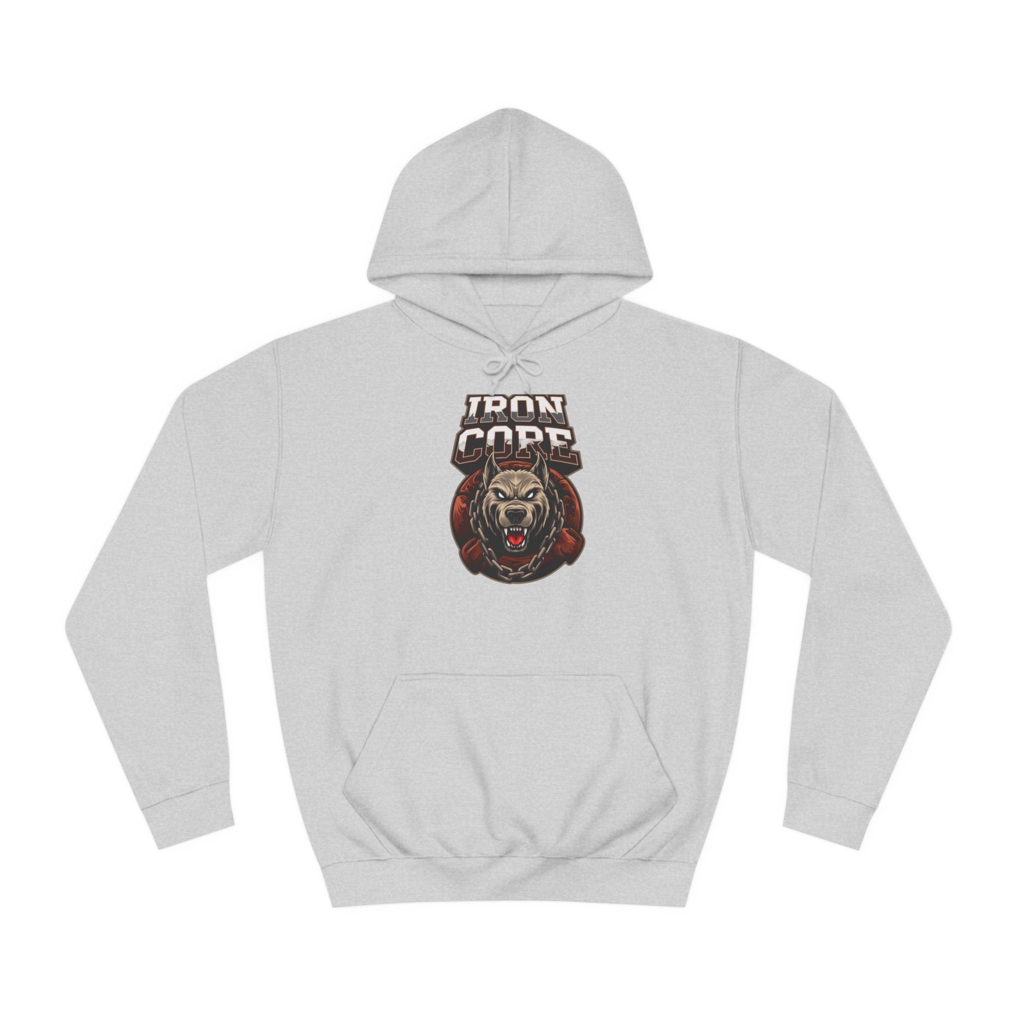 Iron Core Dog Unisex College Hoodie