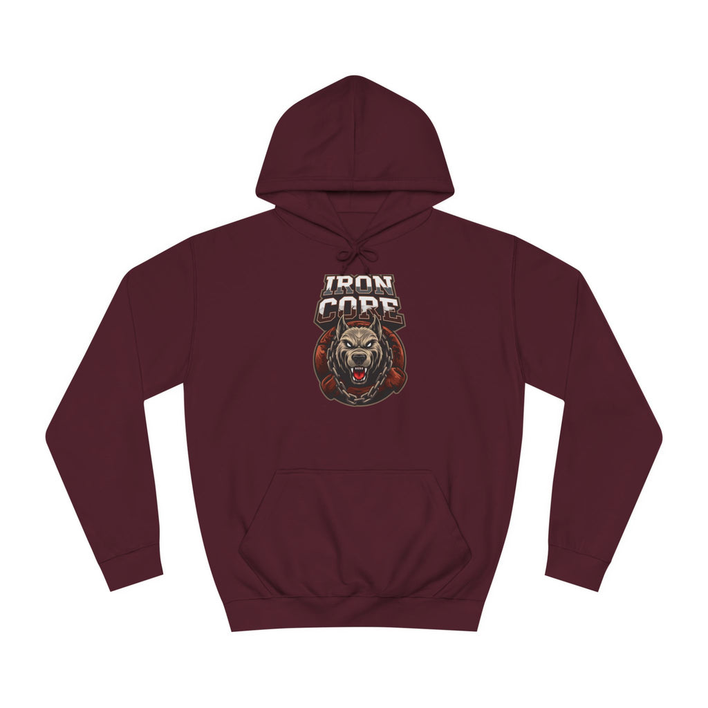 Iron Core Dog Unisex College Hoodie