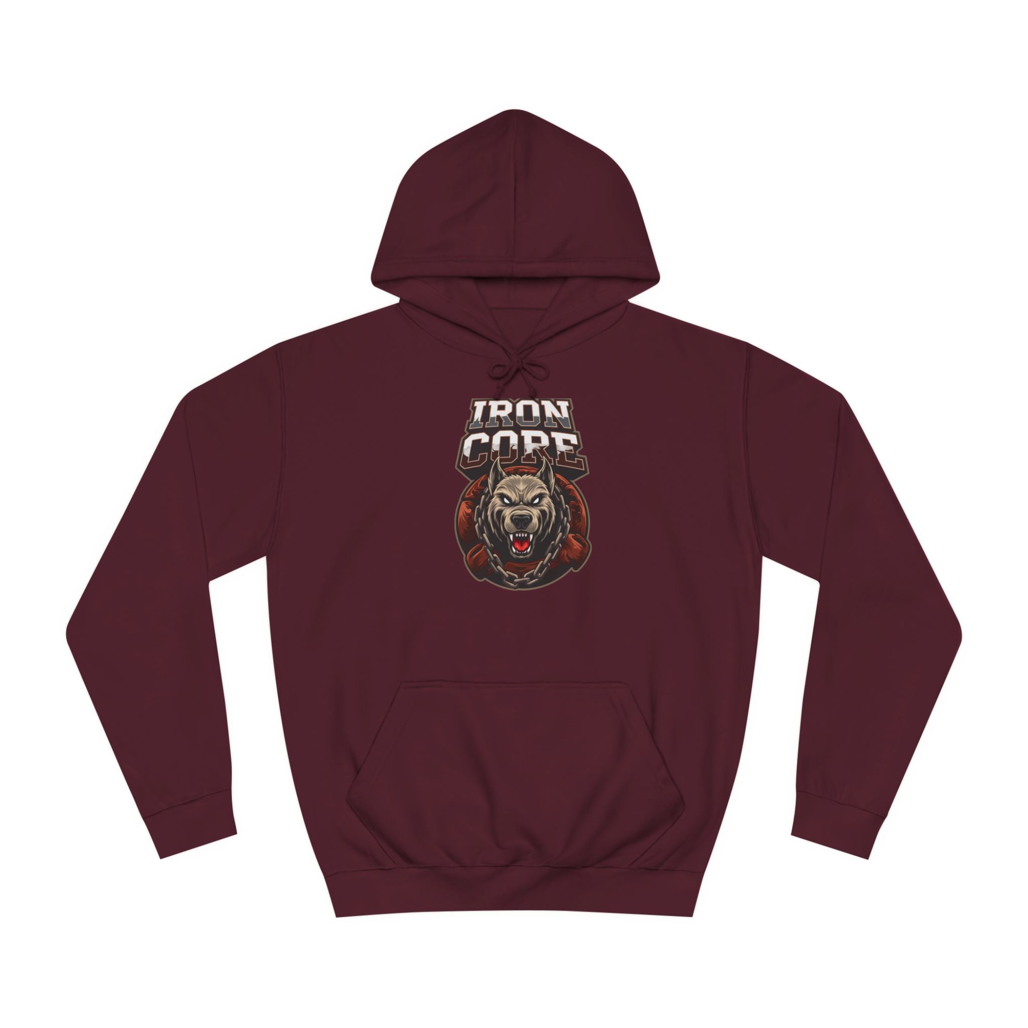 Iron Core Dog Unisex College Hoodie