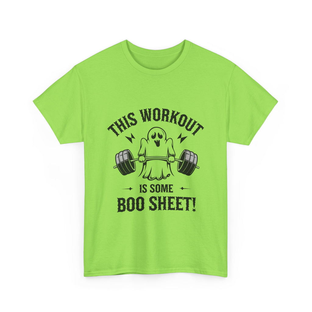 This Workout is Boo Sheet Unisex Heavy Cotton Tee