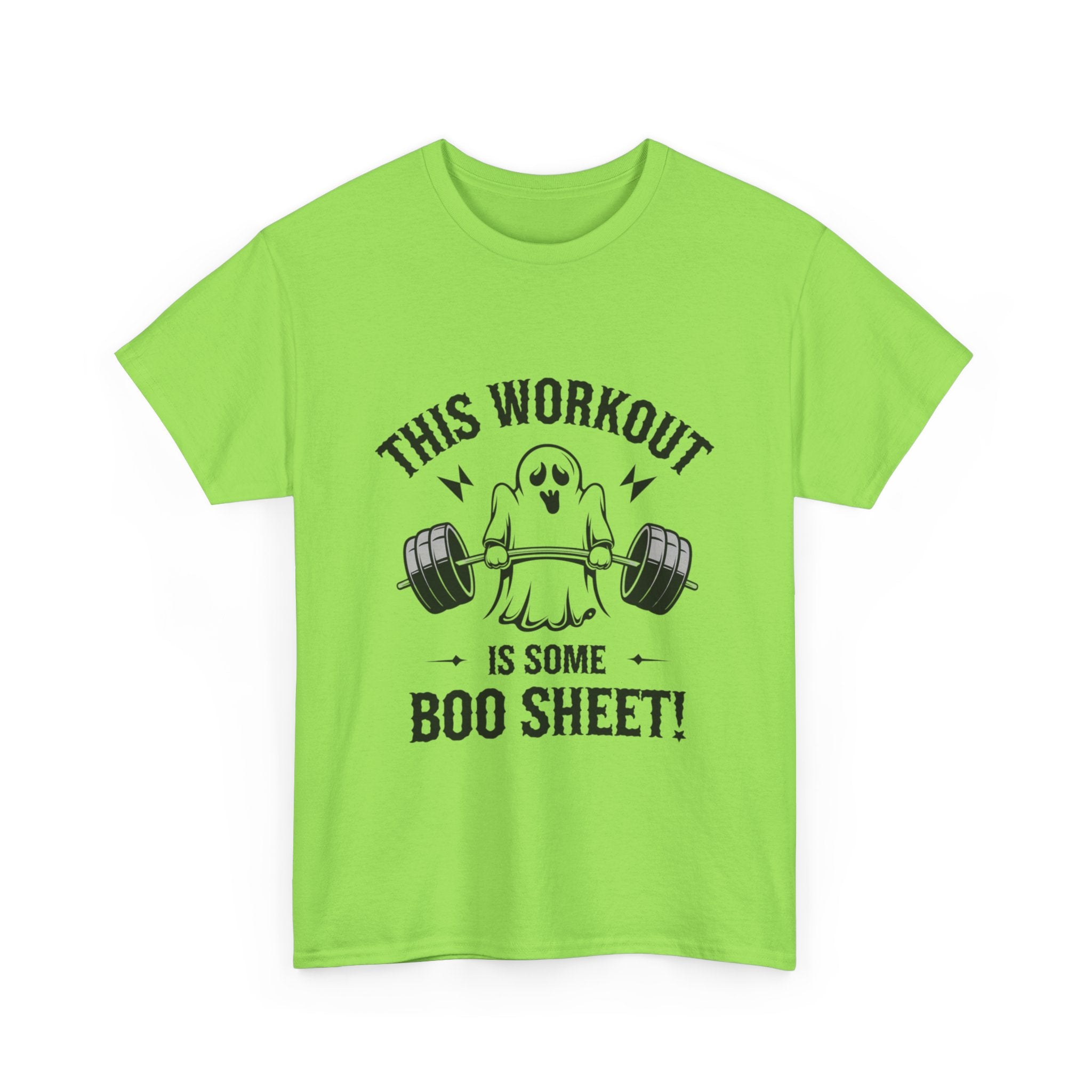 This Workout is Boo Sheet Unisex Heavy Cotton Tee