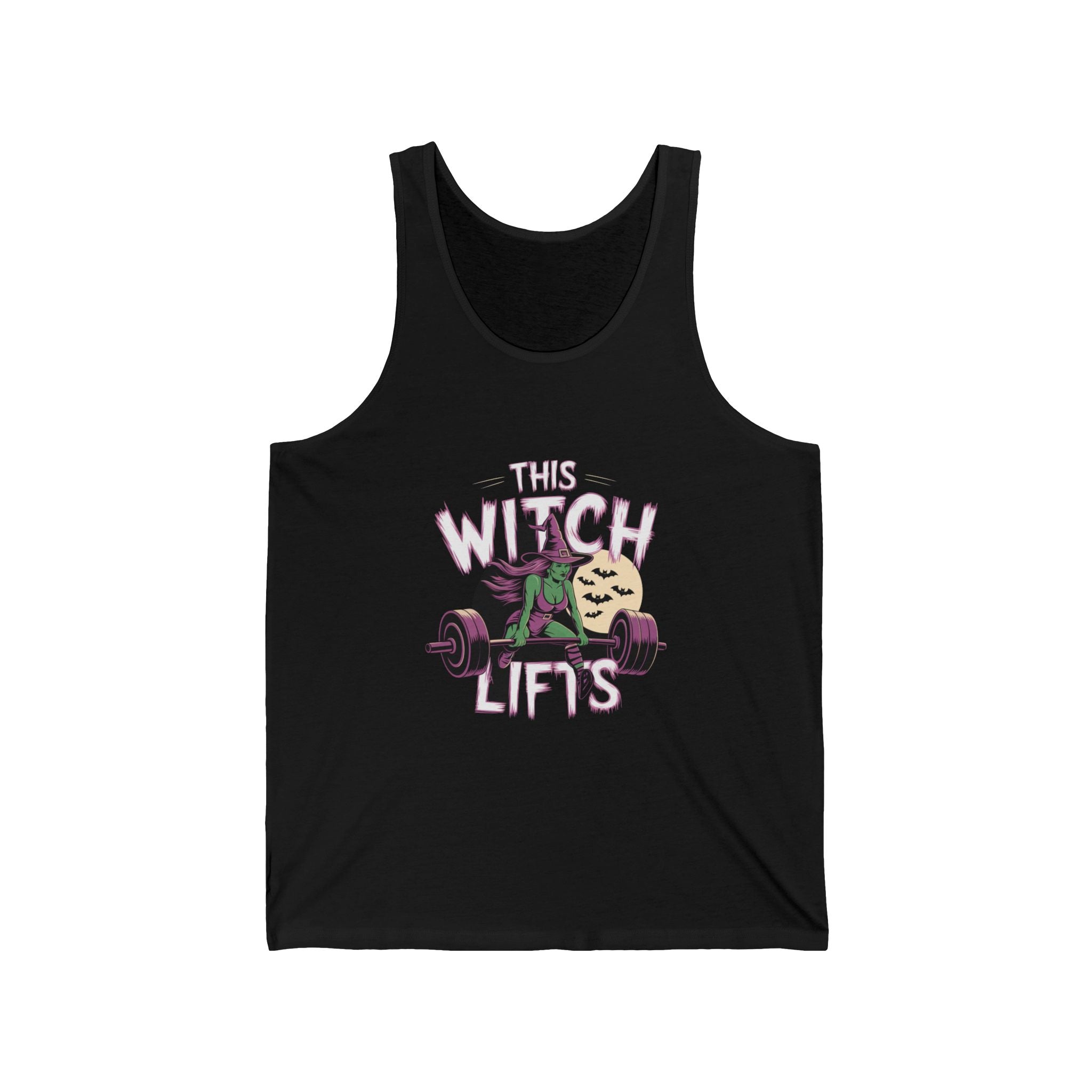 This Witch Lifts Unisex Jersey Tank