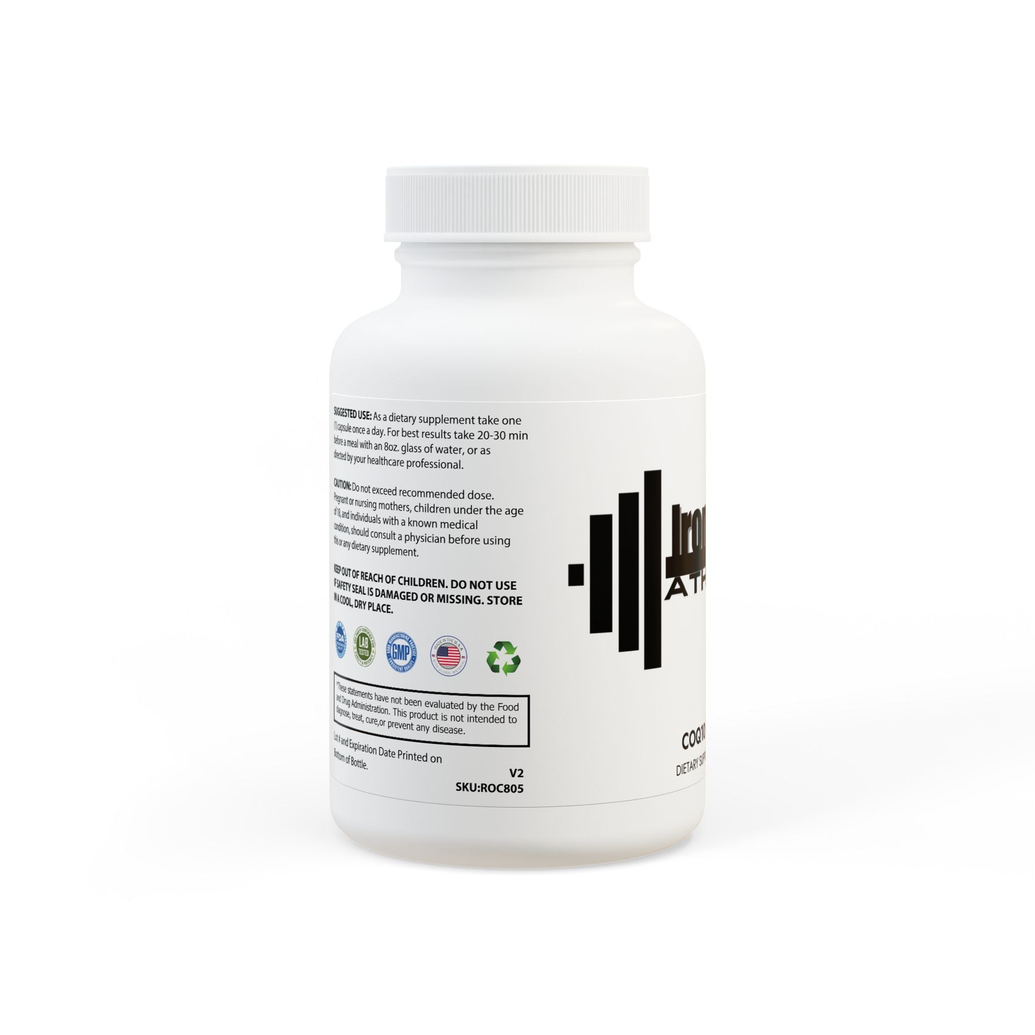 CoQ10 (Ubiquinone) Supplement (30 Capsules)
