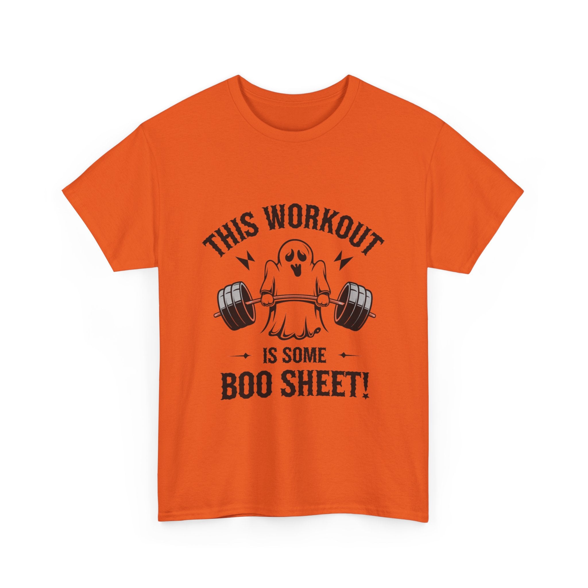 This Workout is Boo Sheet Unisex Heavy Cotton Tee