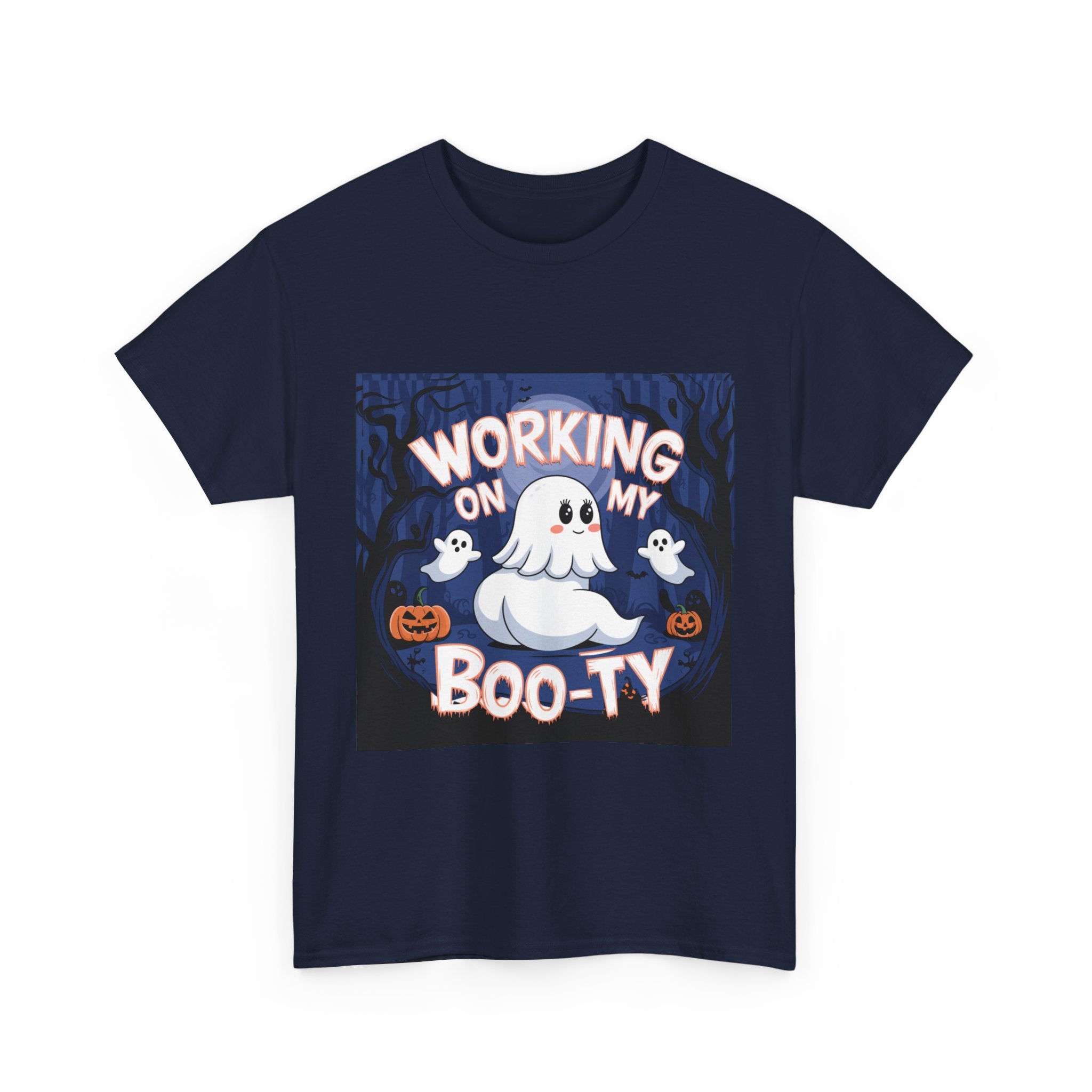 Working on my boo-ty Unisex Heavy Cotton Tee