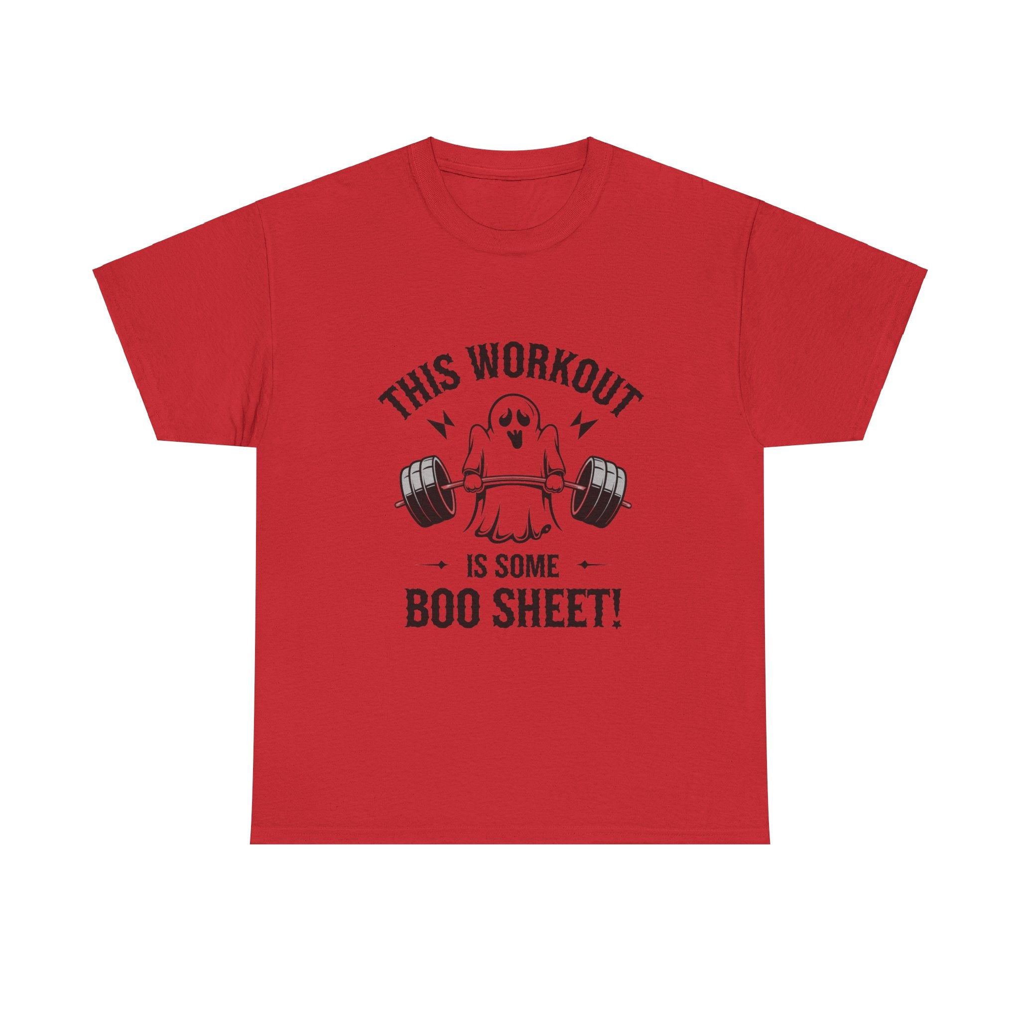 This Workout is Boo Sheet Unisex Heavy Cotton Tee