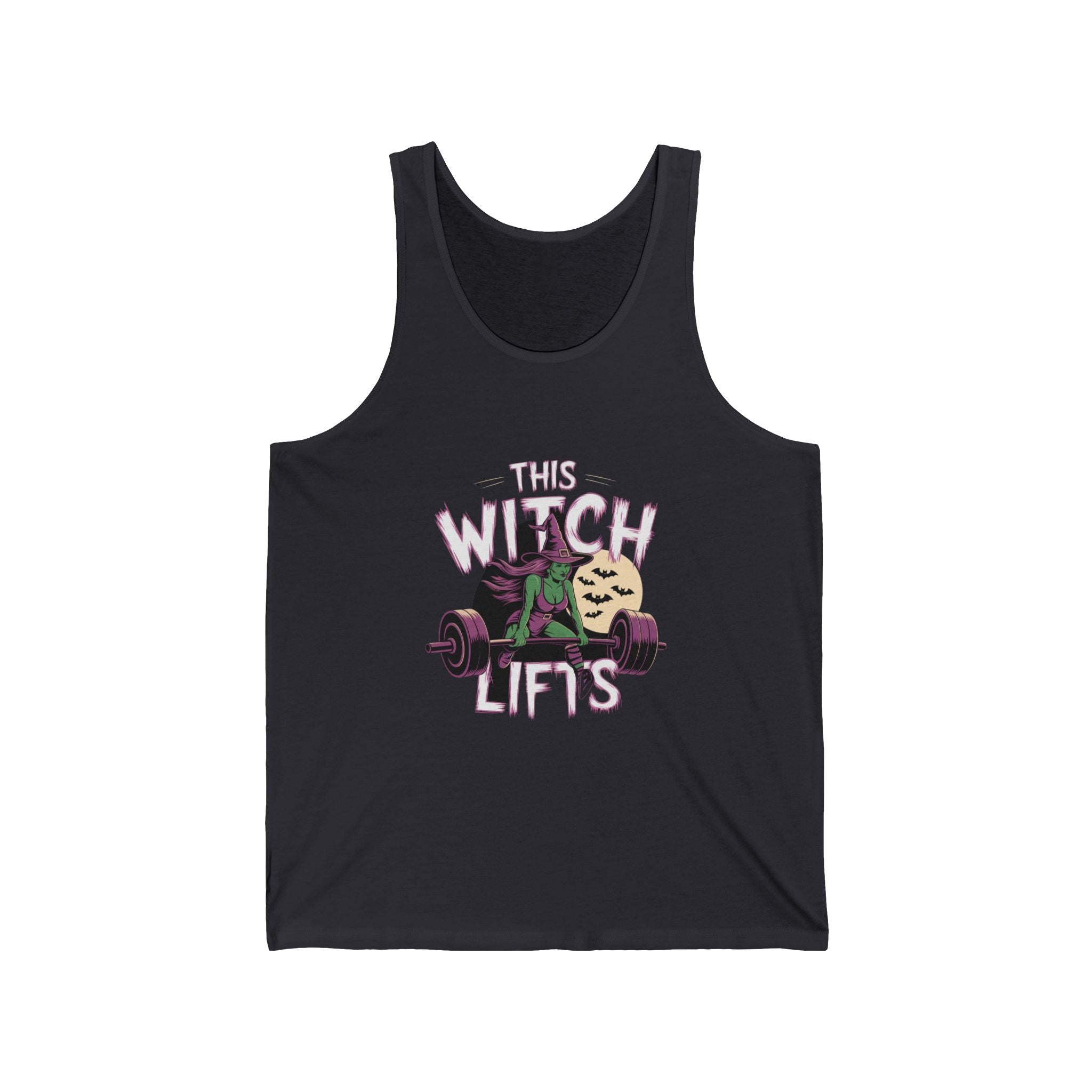 This Witch Lifts Unisex Jersey Tank