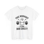 This Workout is Boo Sheet Unisex Heavy Cotton Tee