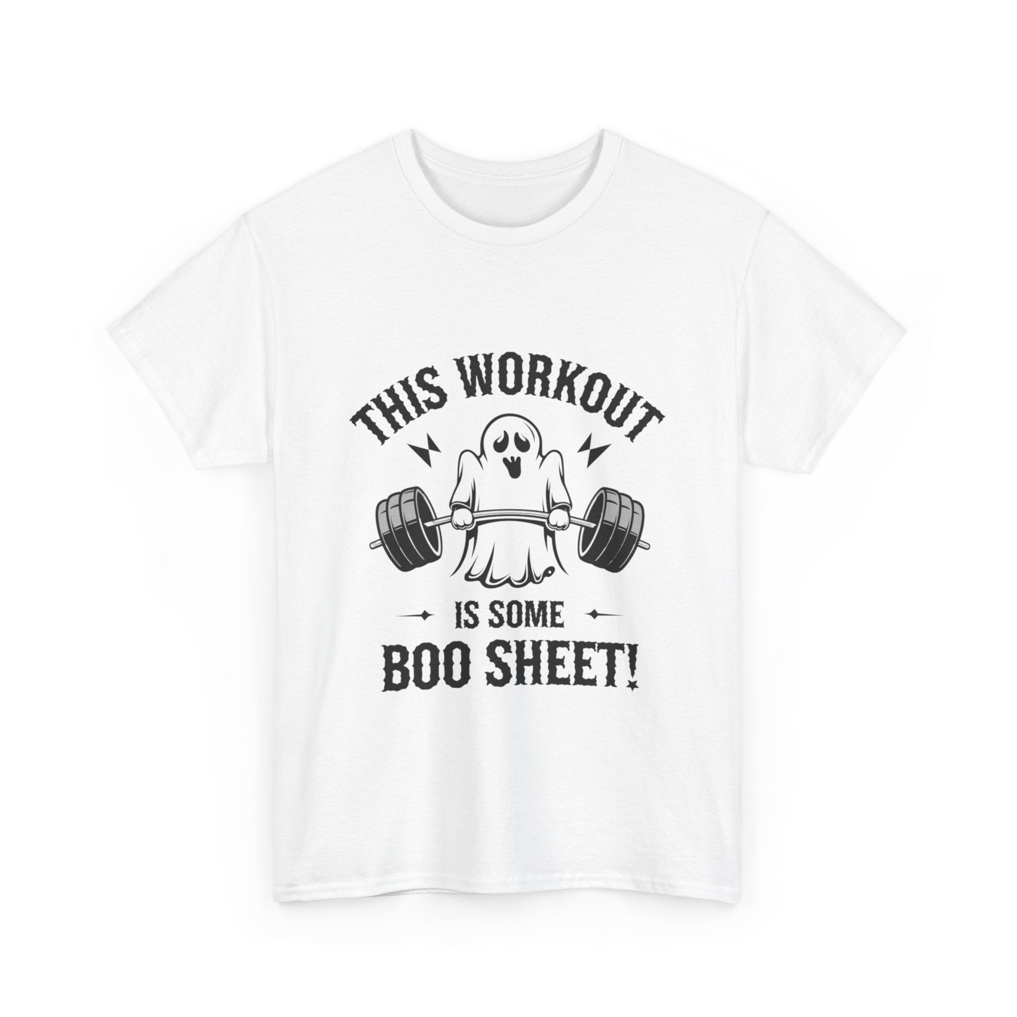 This Workout is Boo Sheet Unisex Heavy Cotton Tee