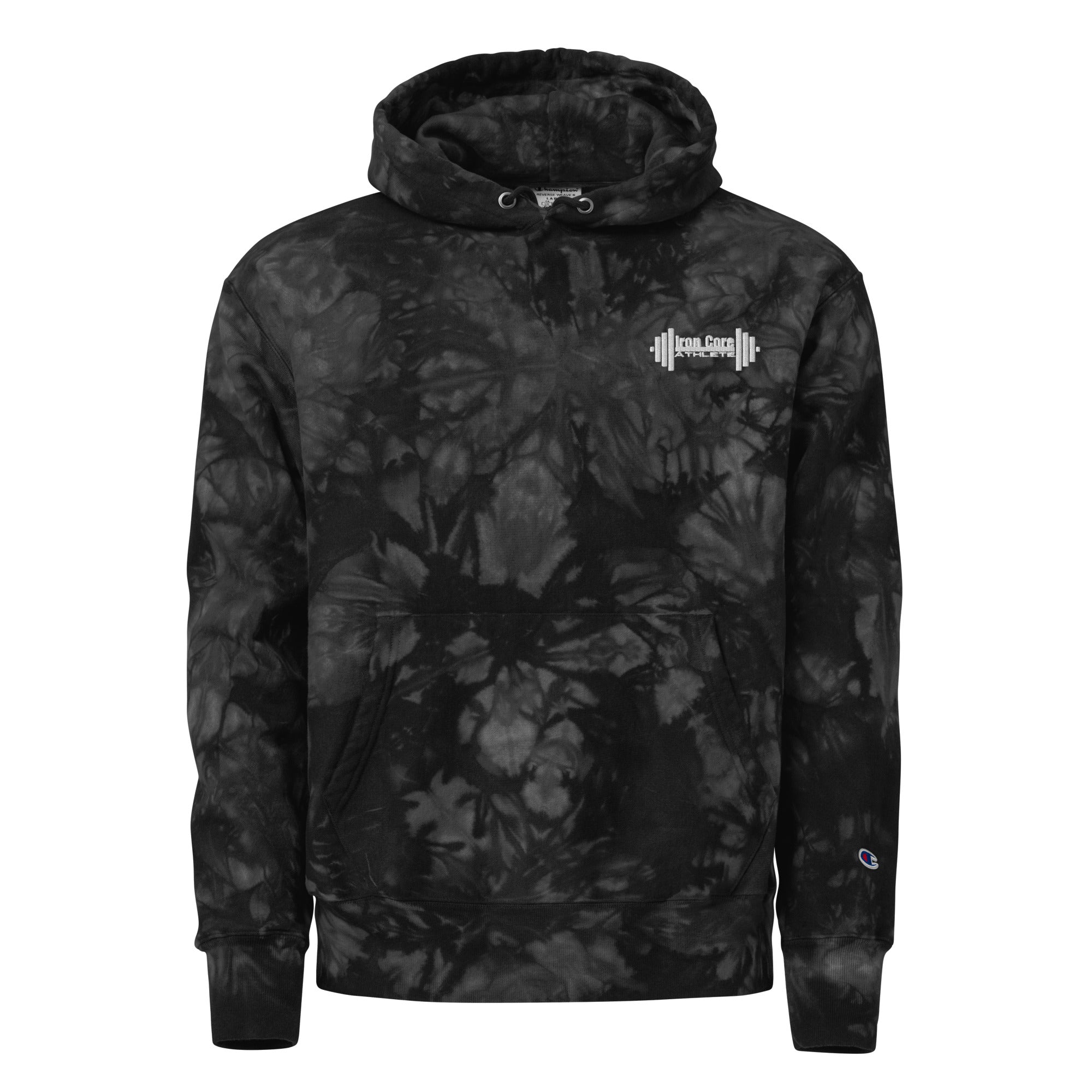 Embroidered Unisex Champion tie-dye hoodie