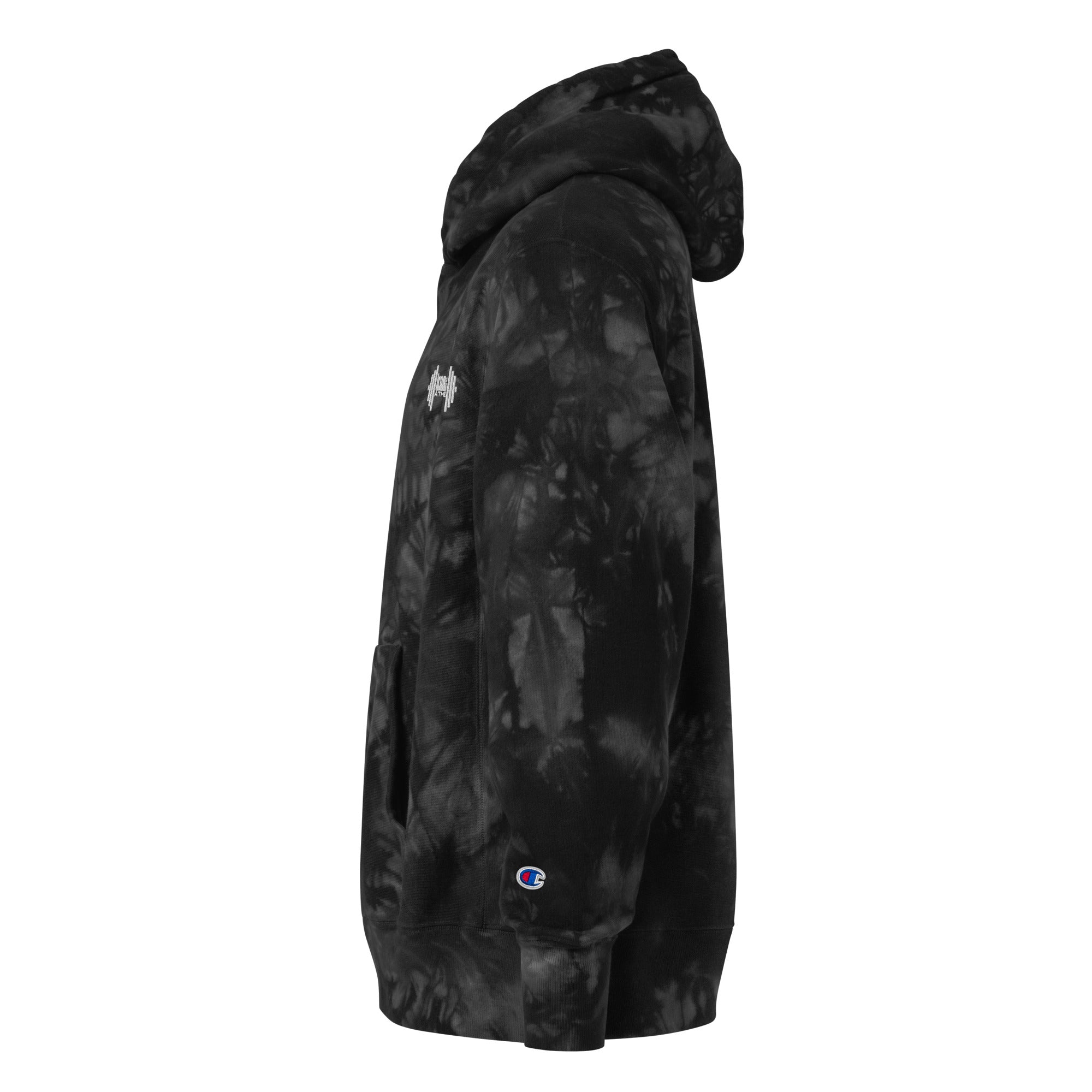 Embroidered Unisex Champion tie-dye hoodie