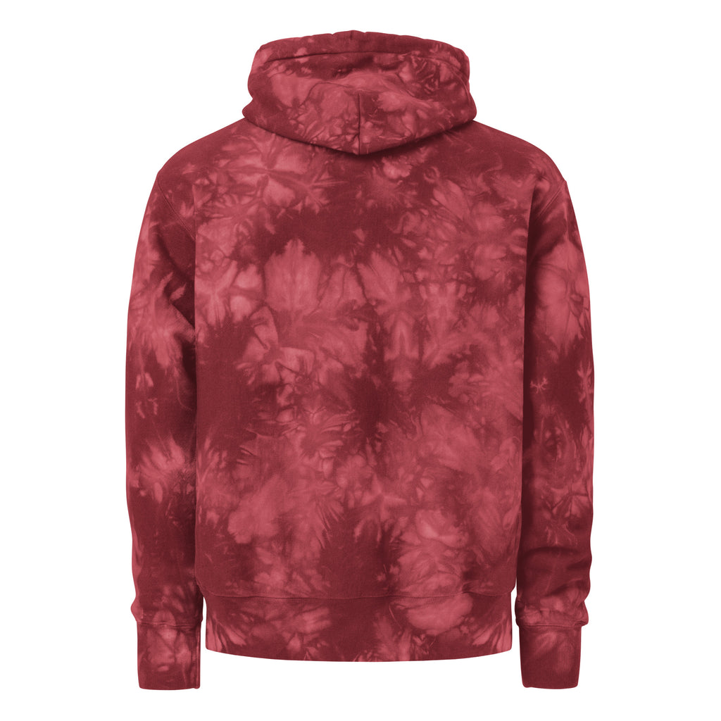 Embroidered Unisex Champion tie-dye hoodie
