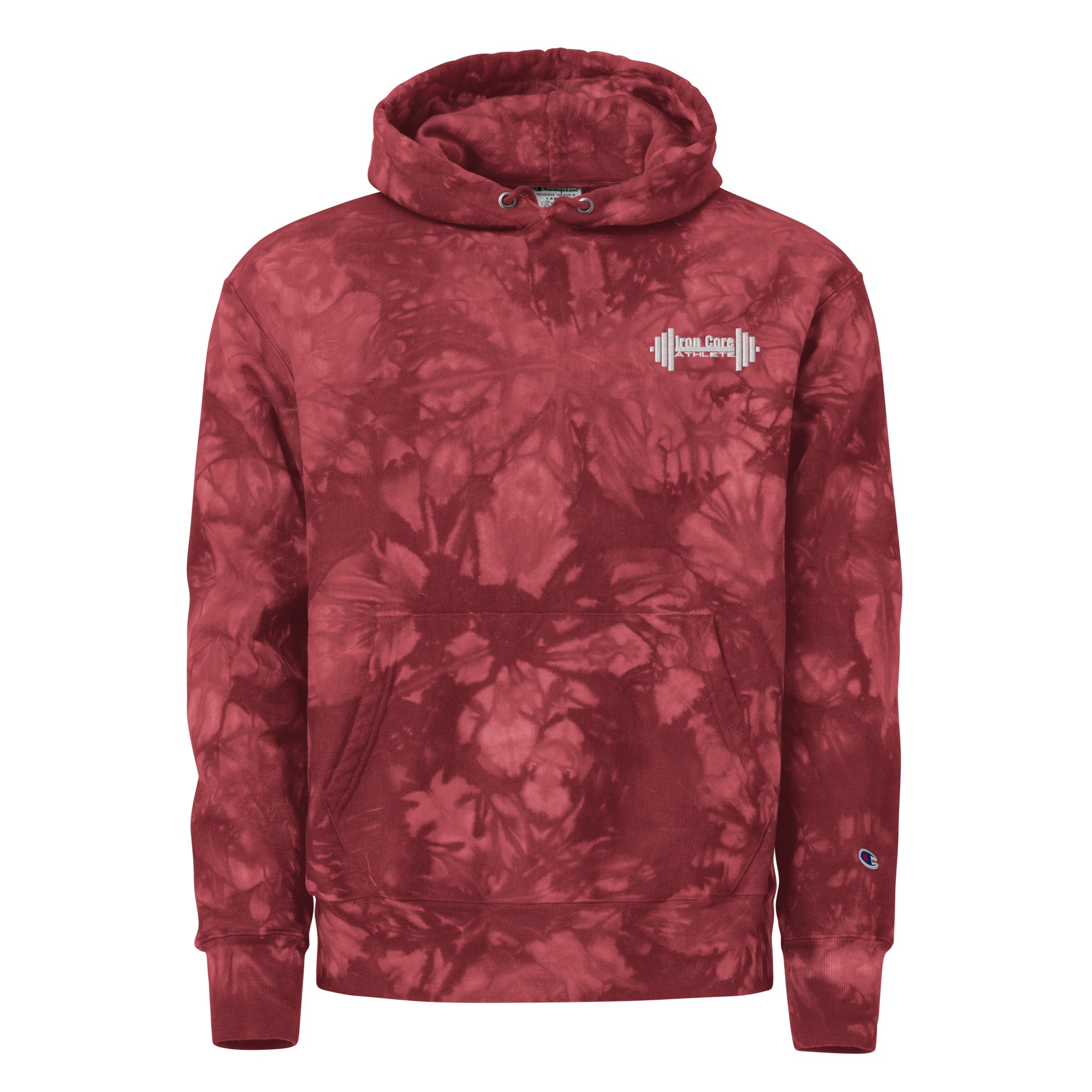 Embroidered Unisex Champion tie-dye hoodie