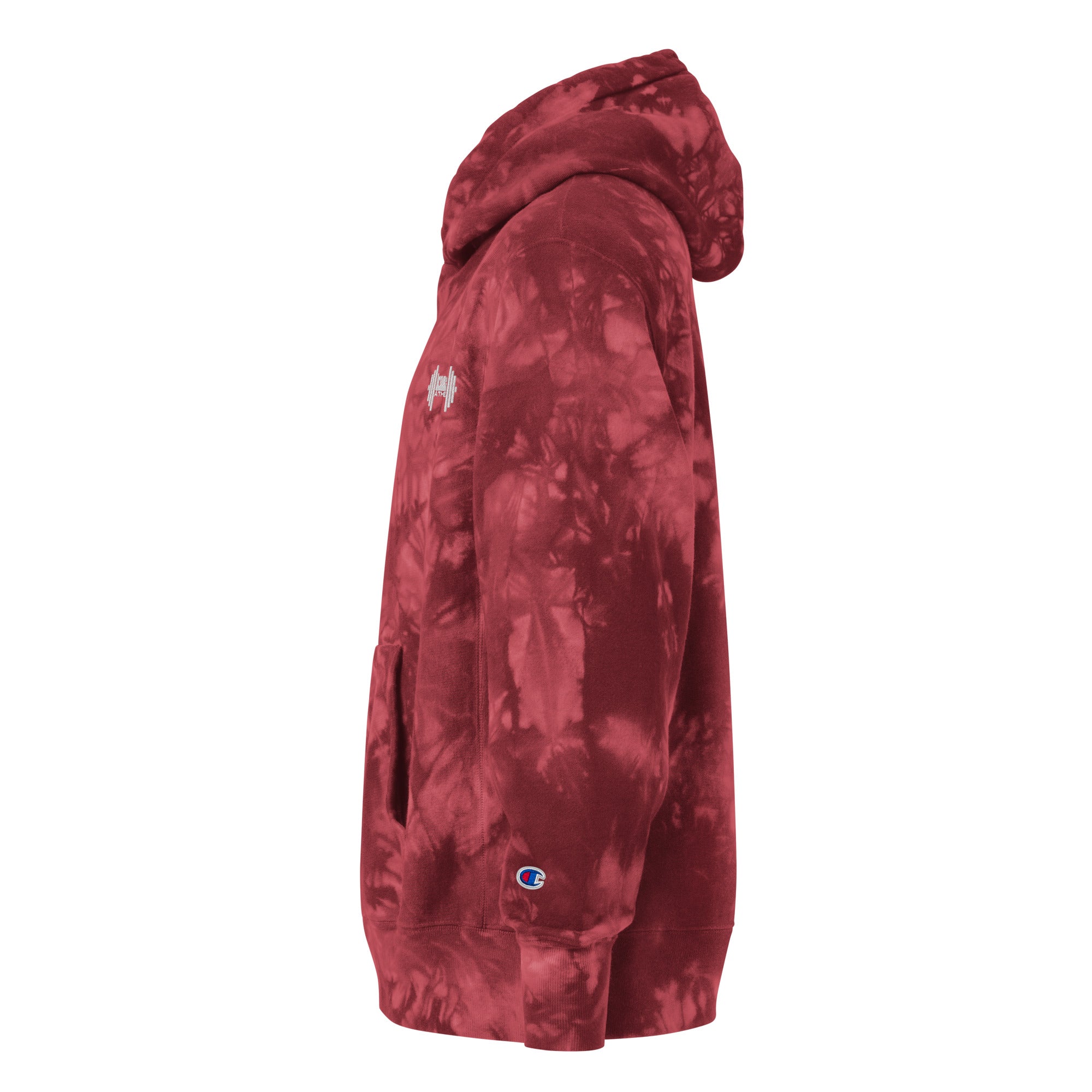 Embroidered Unisex Champion tie-dye hoodie