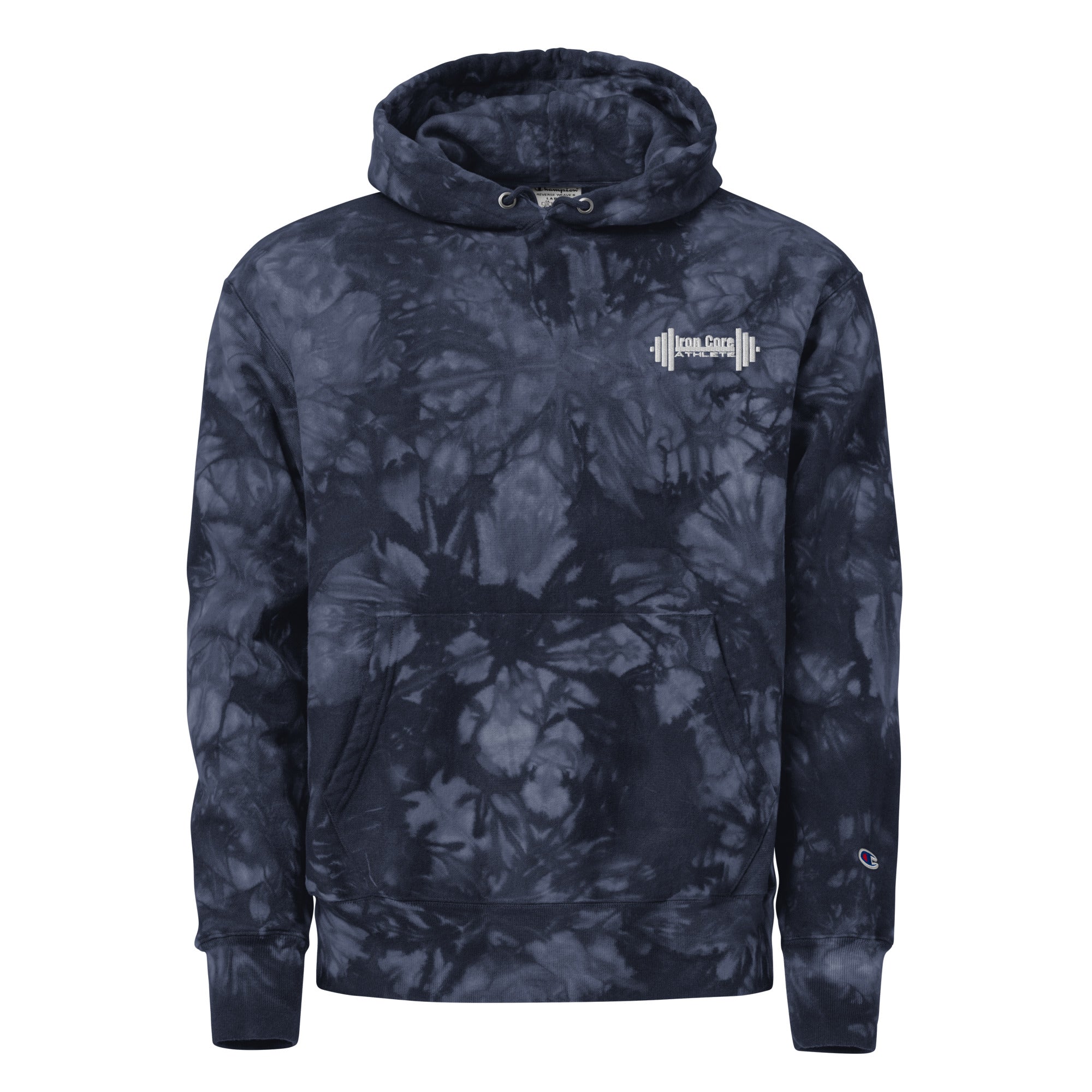 Embroidered Unisex Champion tie-dye hoodie