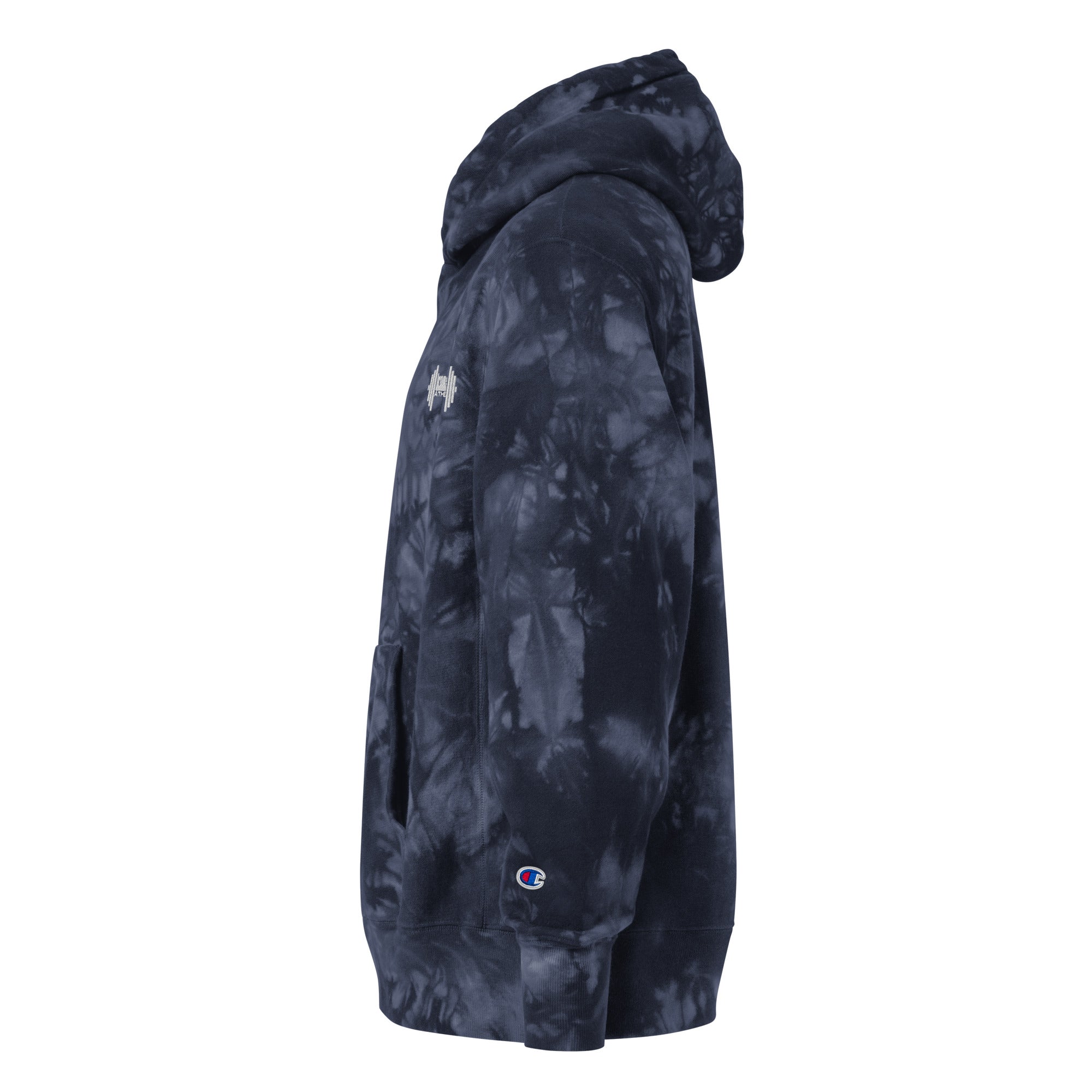 Embroidered Unisex Champion tie-dye hoodie