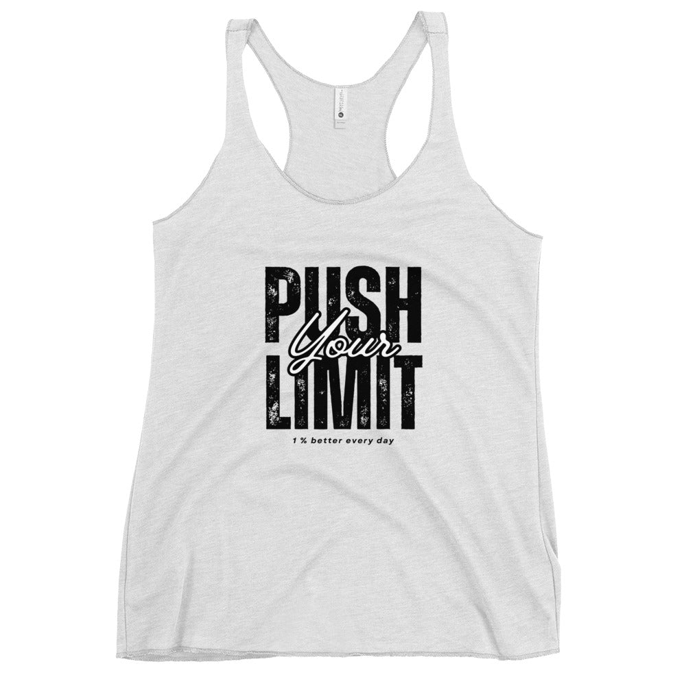 Push your limit Women's Racerback Tank