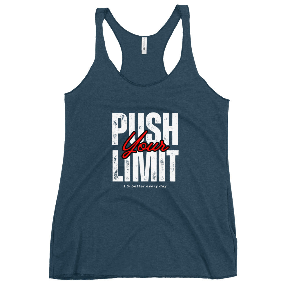 Push your limit Women's Racerback Tank